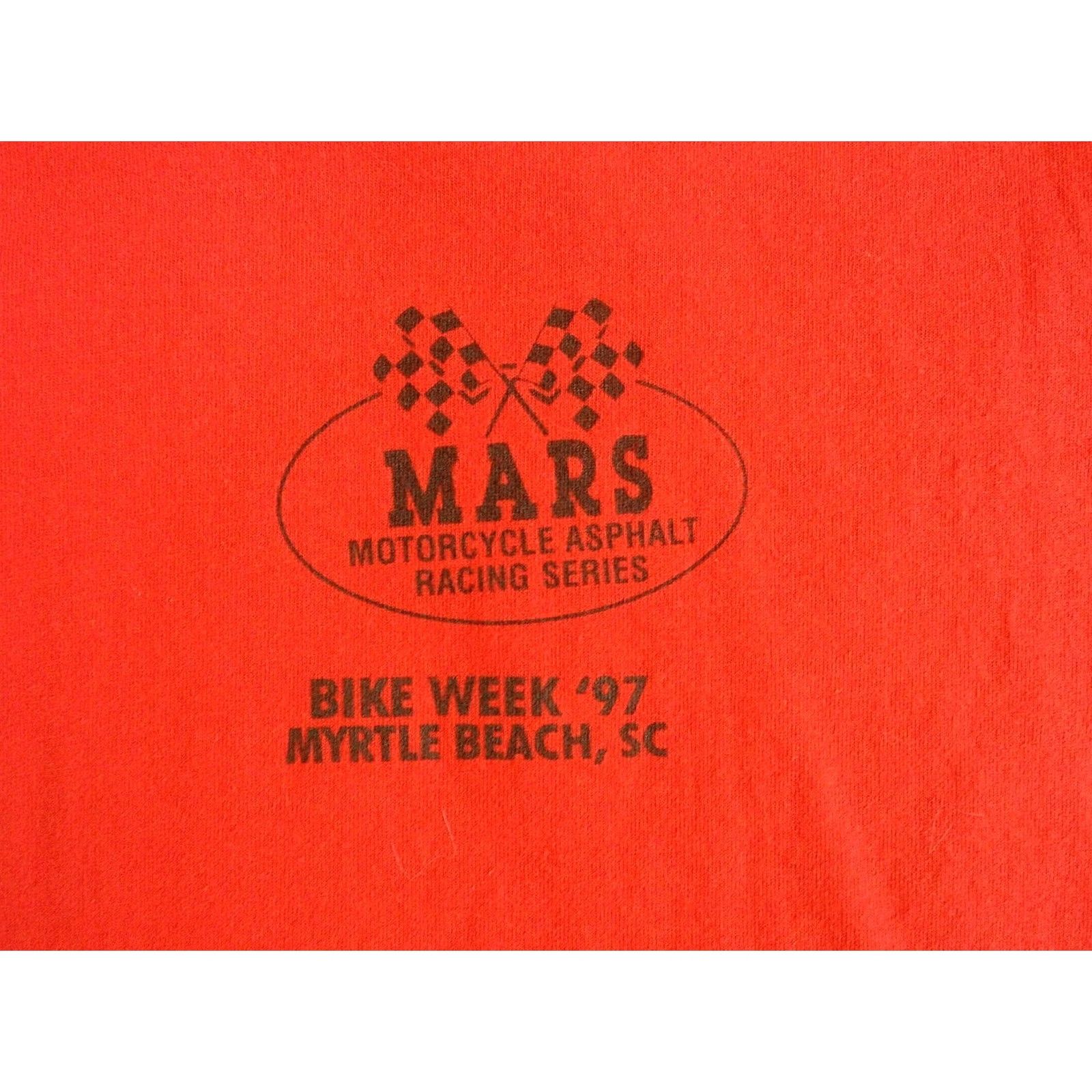 Harley Davidson Harley-Davidson Motorcycle Asphalt Racing Series Shirt Mens XL Mars Daytonna Size US XL / EU 56 / 4 - 4 Thumbnail