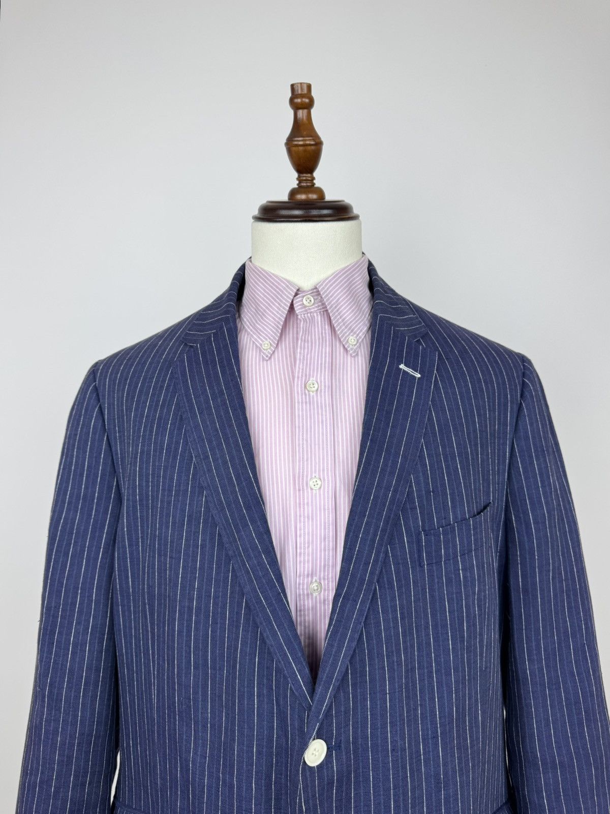 Marks & Spencer Mark&Spencer NOVA Luxury Fides Italian Fabric Linen Blazer Size 44R - 2 Thumbnail