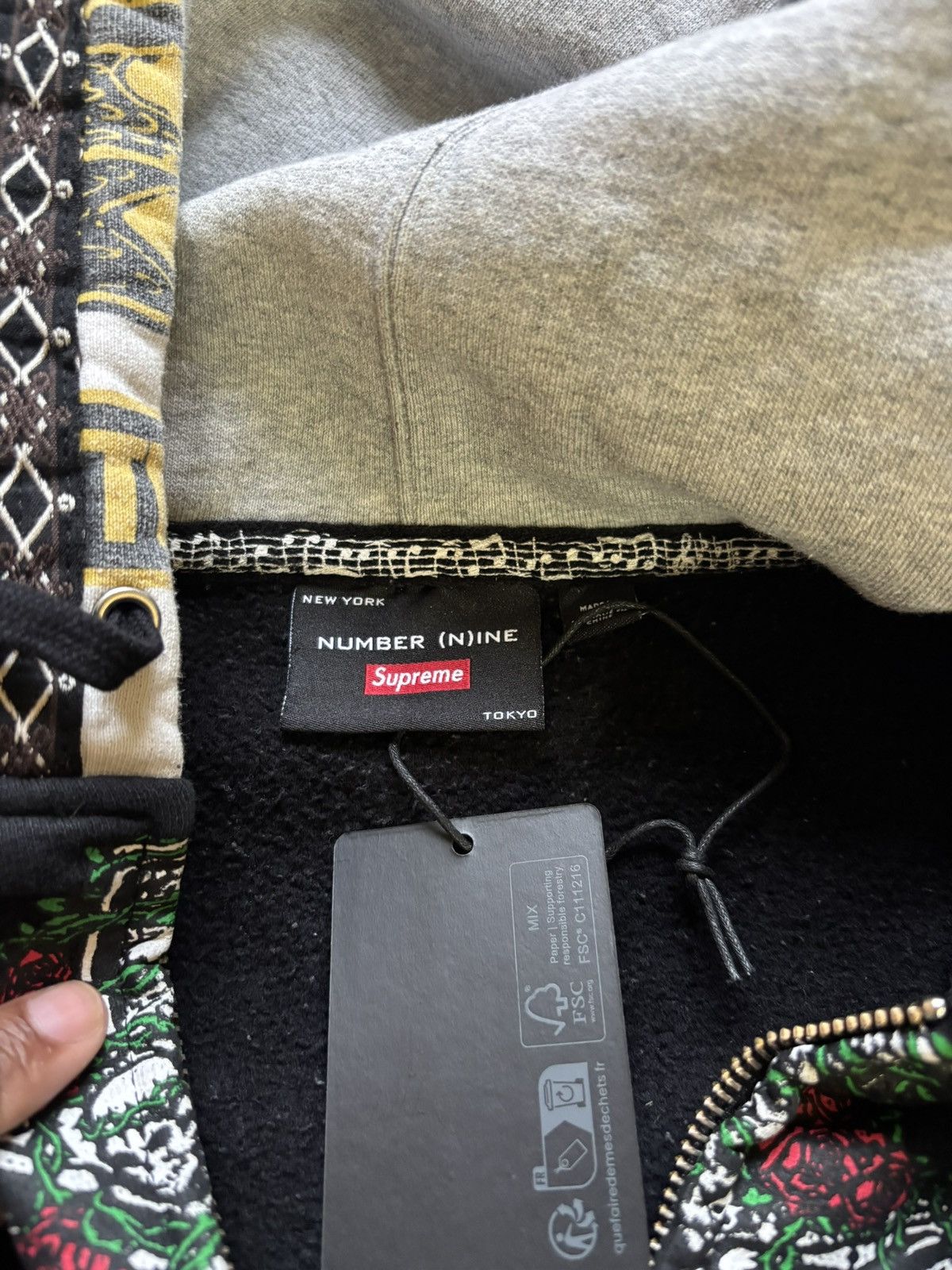 Number (N)ine × Supreme Supreme Number Nine Sweatsuit FW25 Size US M / EU 48-50 / 2 - 9 Thumbnail