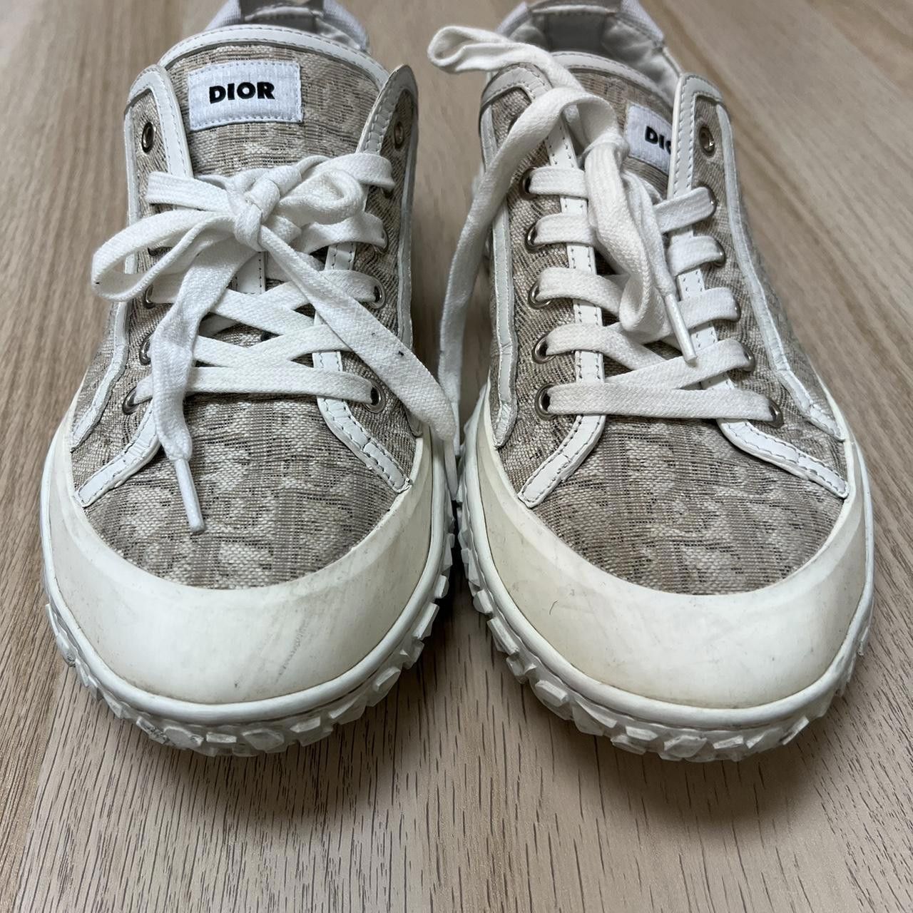 Christian Dior Monsieur Christian Dior Men's White and Cream Trainer Size US 10.5 / EU 43-44 - 3 Thumbnail