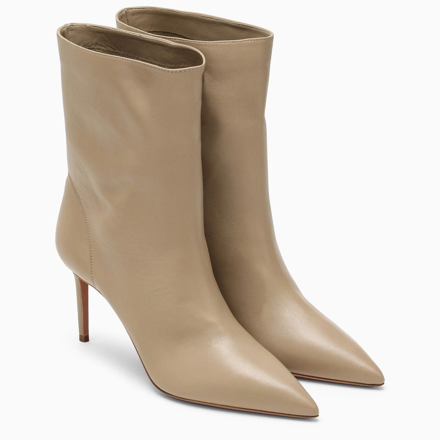 Aquazzura o1y0625 Ankle Boots in Beige Size US 7.5 / IT 37.5 - 5 Thumbnail