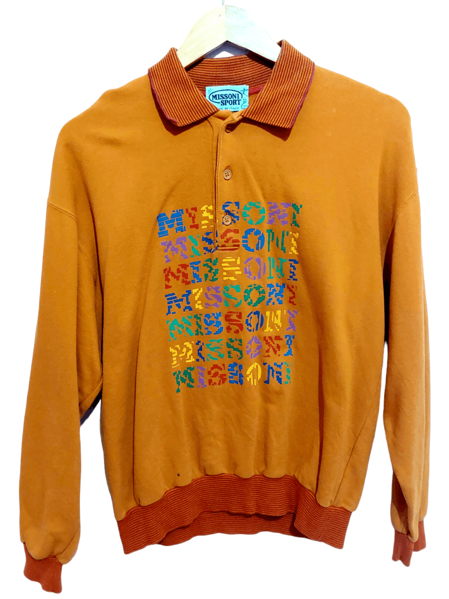 Missoni Sports Logo Label Long Sleeve T-Shirt
