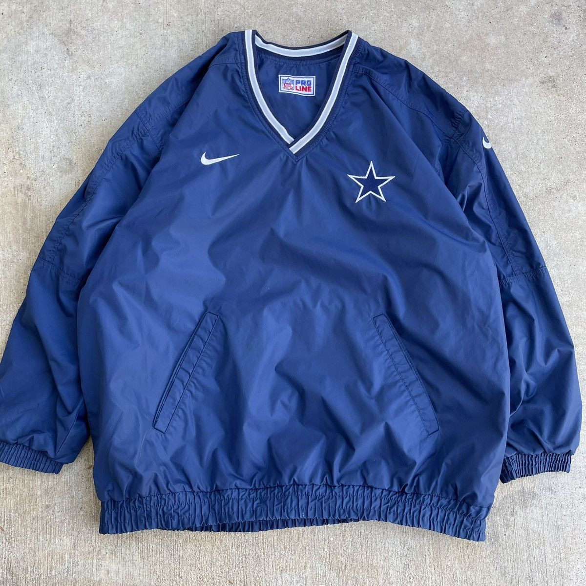 Nike Vintage Nike Dallas Cowboys Reversible Windbreaker Pullover Size US XXL / EU 58 / 5 - 3 Thumbnail
