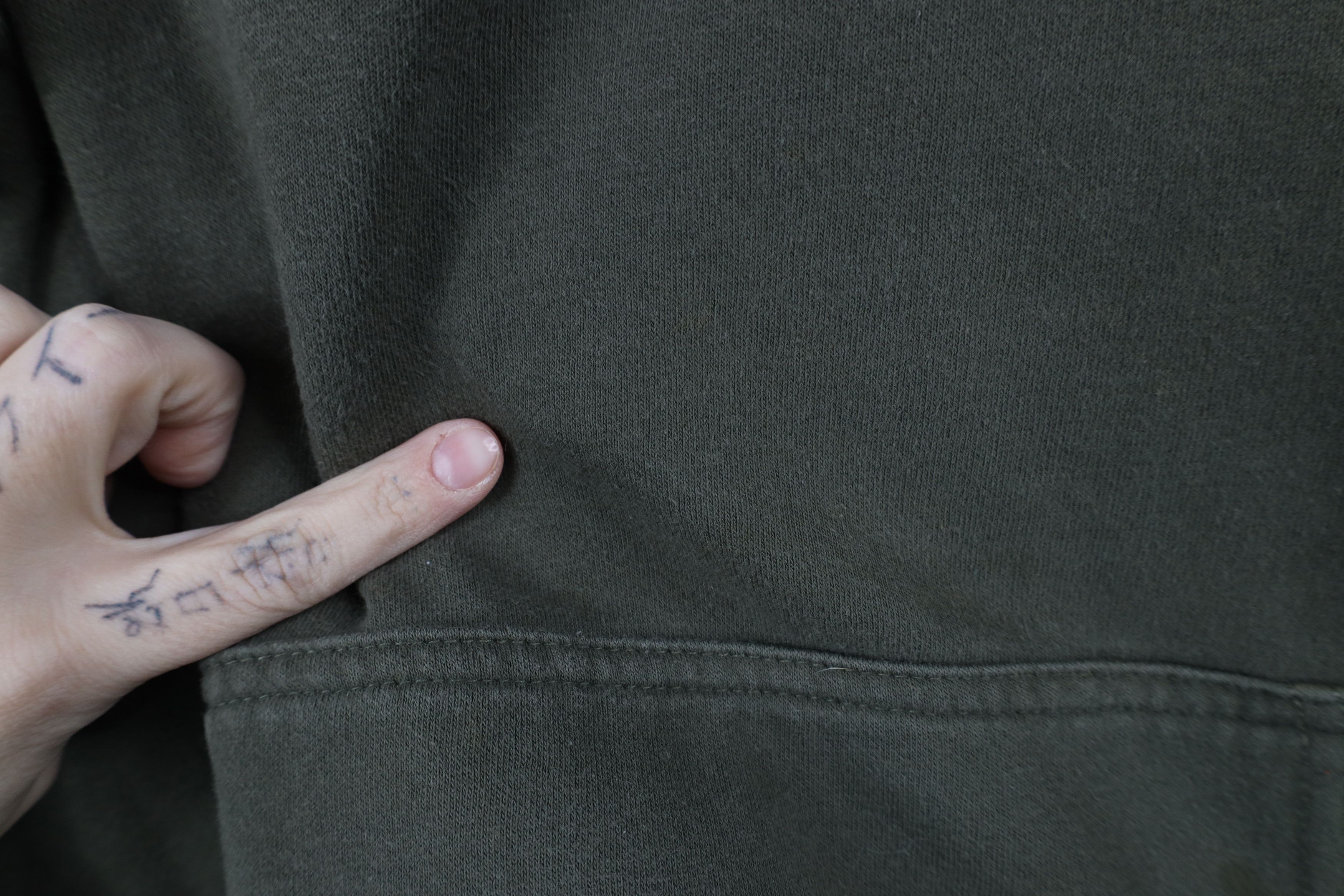 The North Face × Vintage Vintage Y2K The North Face Spell Out Big Logo Hoodie Green Size US M / EU 48-50 / 2 - 6 Thumbnail