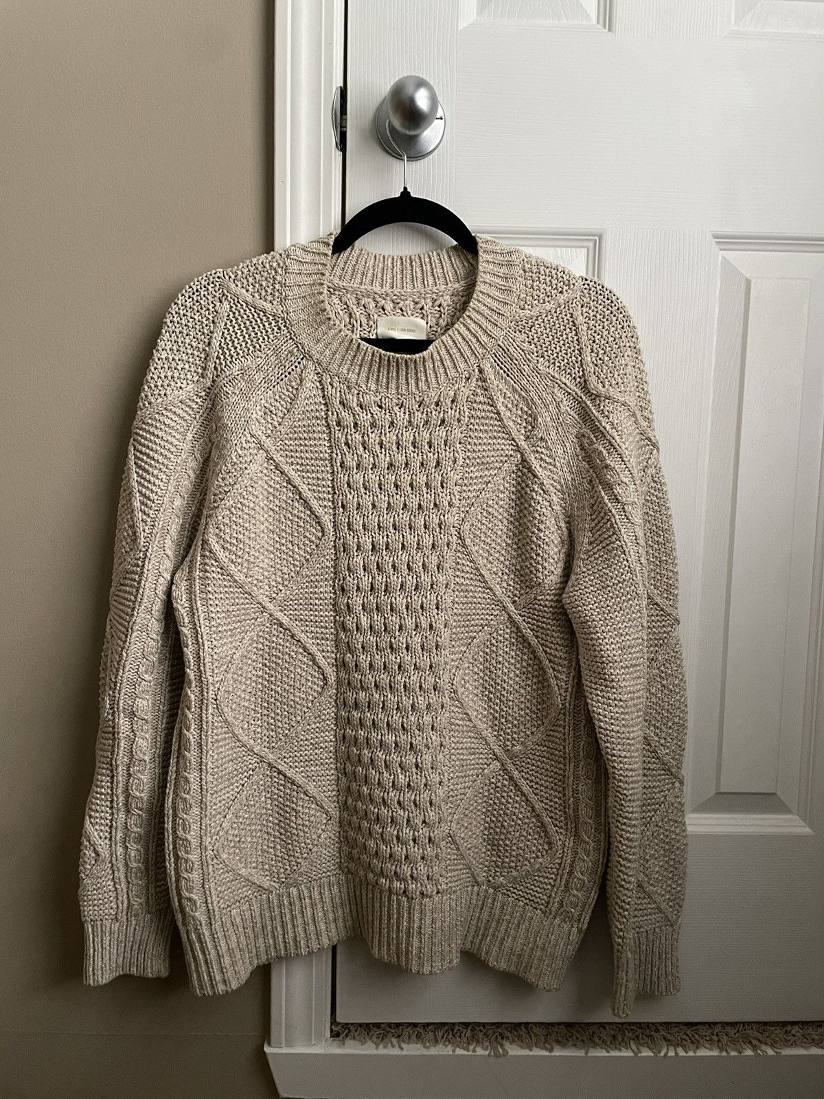 Aime Leon Dore Aime Leon Dore Cable Knit Sweater Size US S / EU 44-46 / 1 - 1 Thumbnail