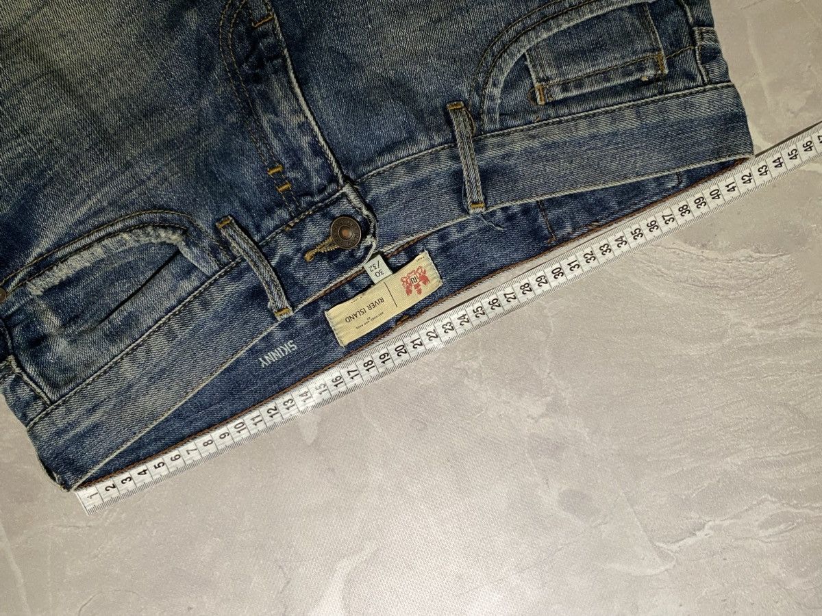 Japanese Brand Heavy Distressed Underground Darkwear Jean / Drip Y2K Size US 33 - 10 Thumbnail