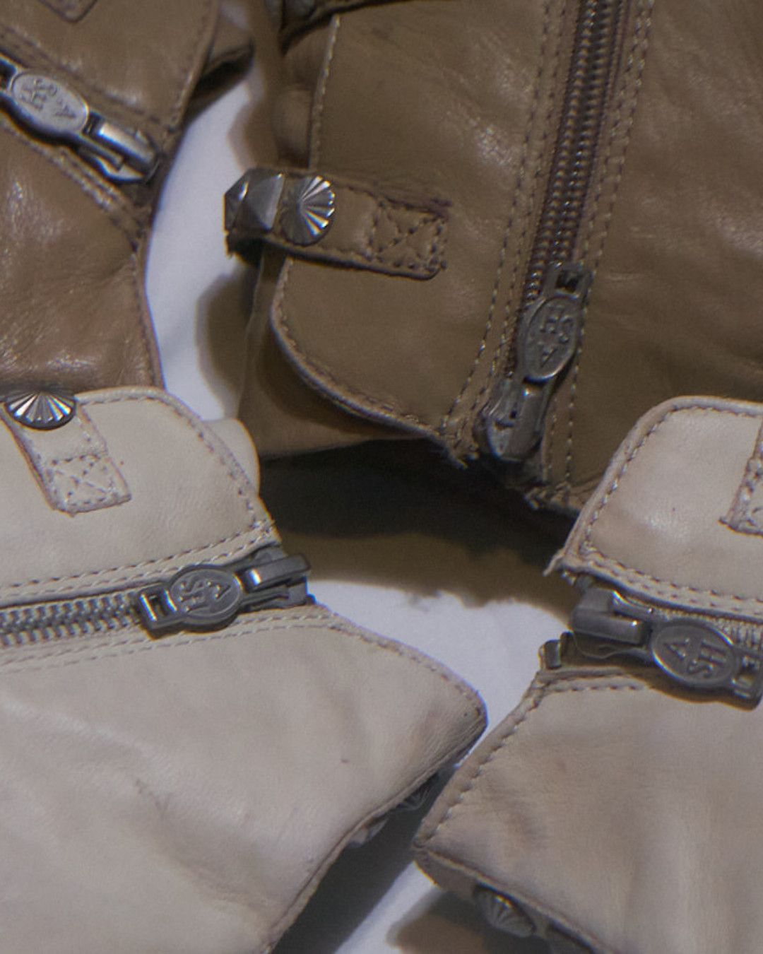 ASH ASH Studded Couple Zip Trainers Set Size US 7 / EU 40 - 5 Thumbnail