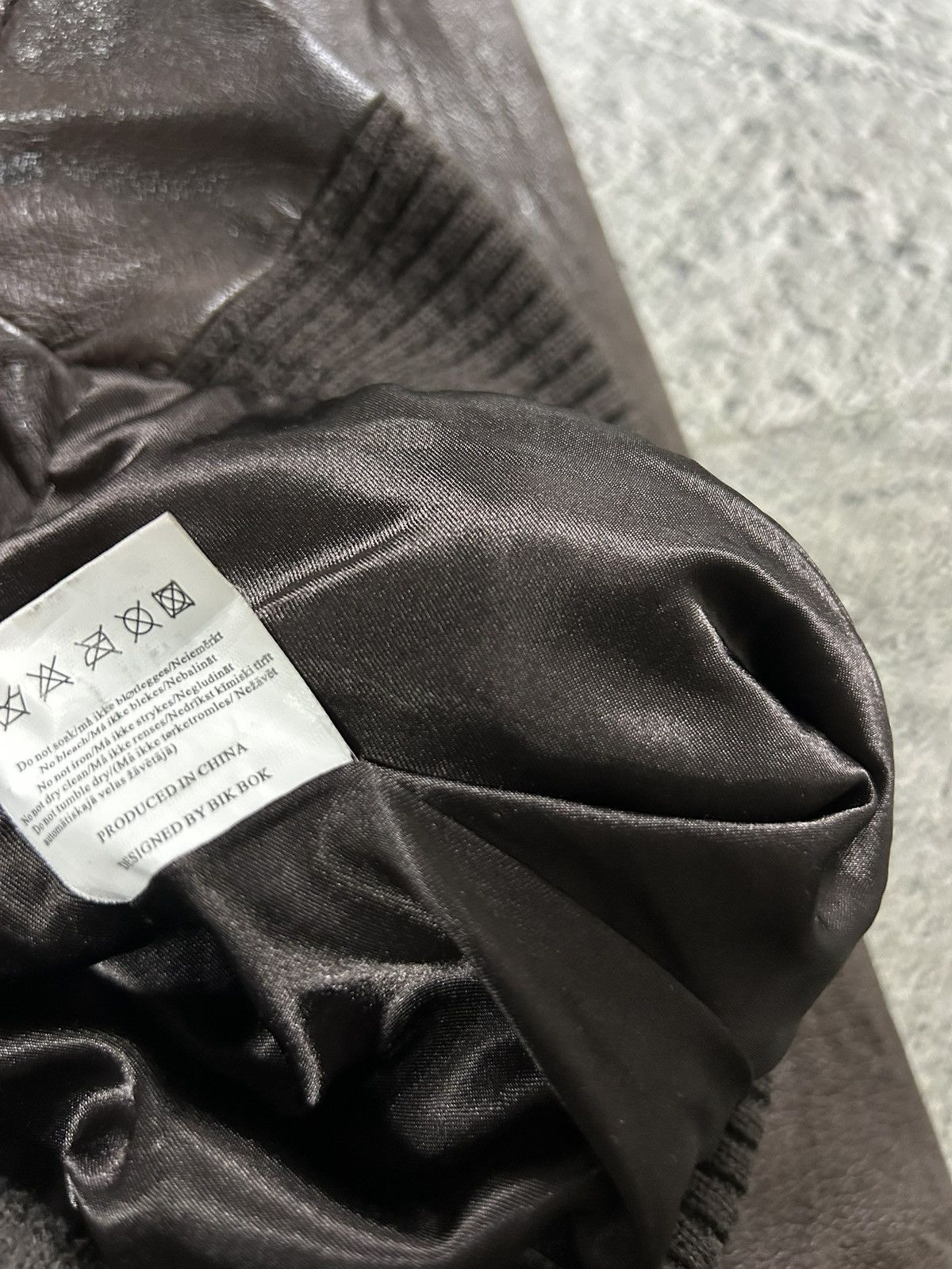 Leather Bikbok brown vintage leather jacket hooded Size US XS / EU 42 / 0 - 9 Thumbnail