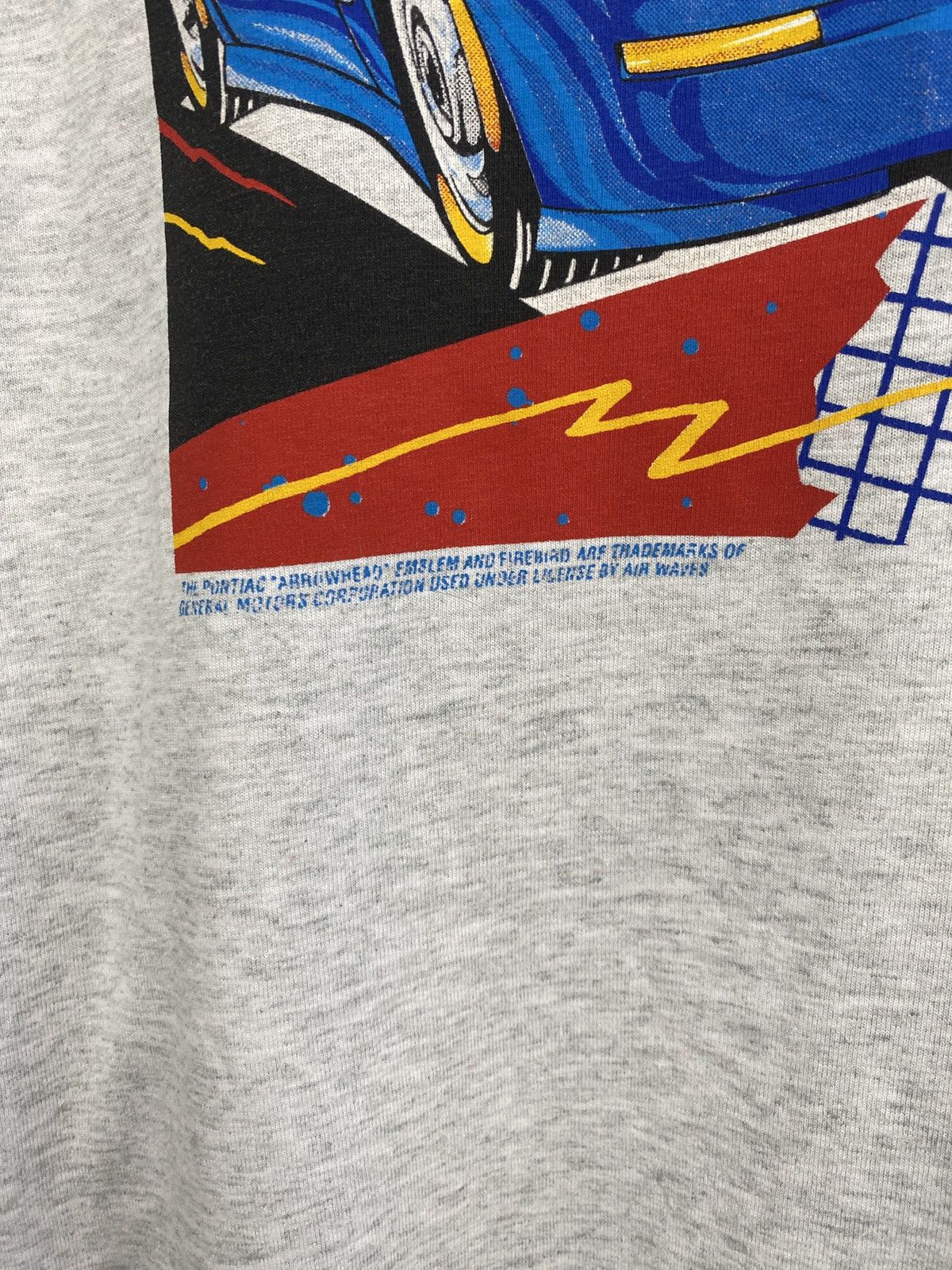 Fruit Of The Loom Vintage 90s Pontiac Firebird Racing NASCAR t-shirt Y2K hype Size US XL / EU 56 / 4 - 12 Thumbnail
