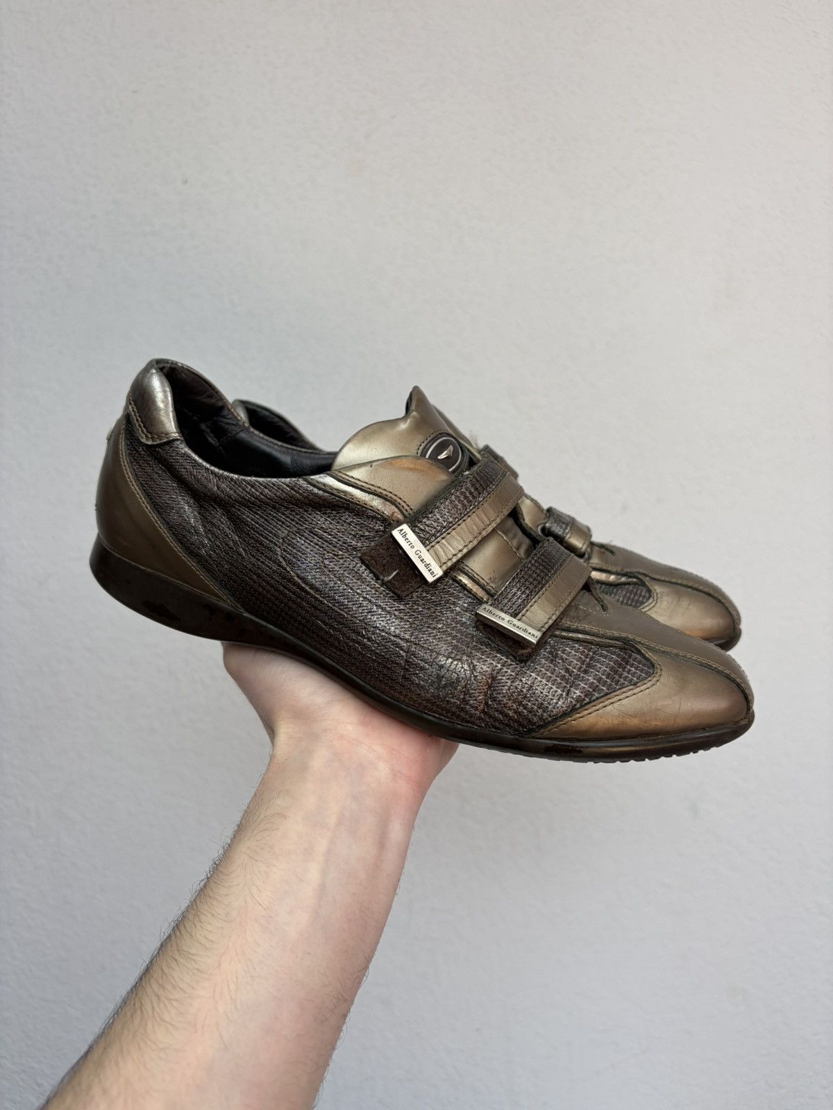 If Six Was Nine Vintage Italian AS 98 Rick Owens Style Leather Biker Boots Size US 8 / EU 41 - 2 Thumbnail
