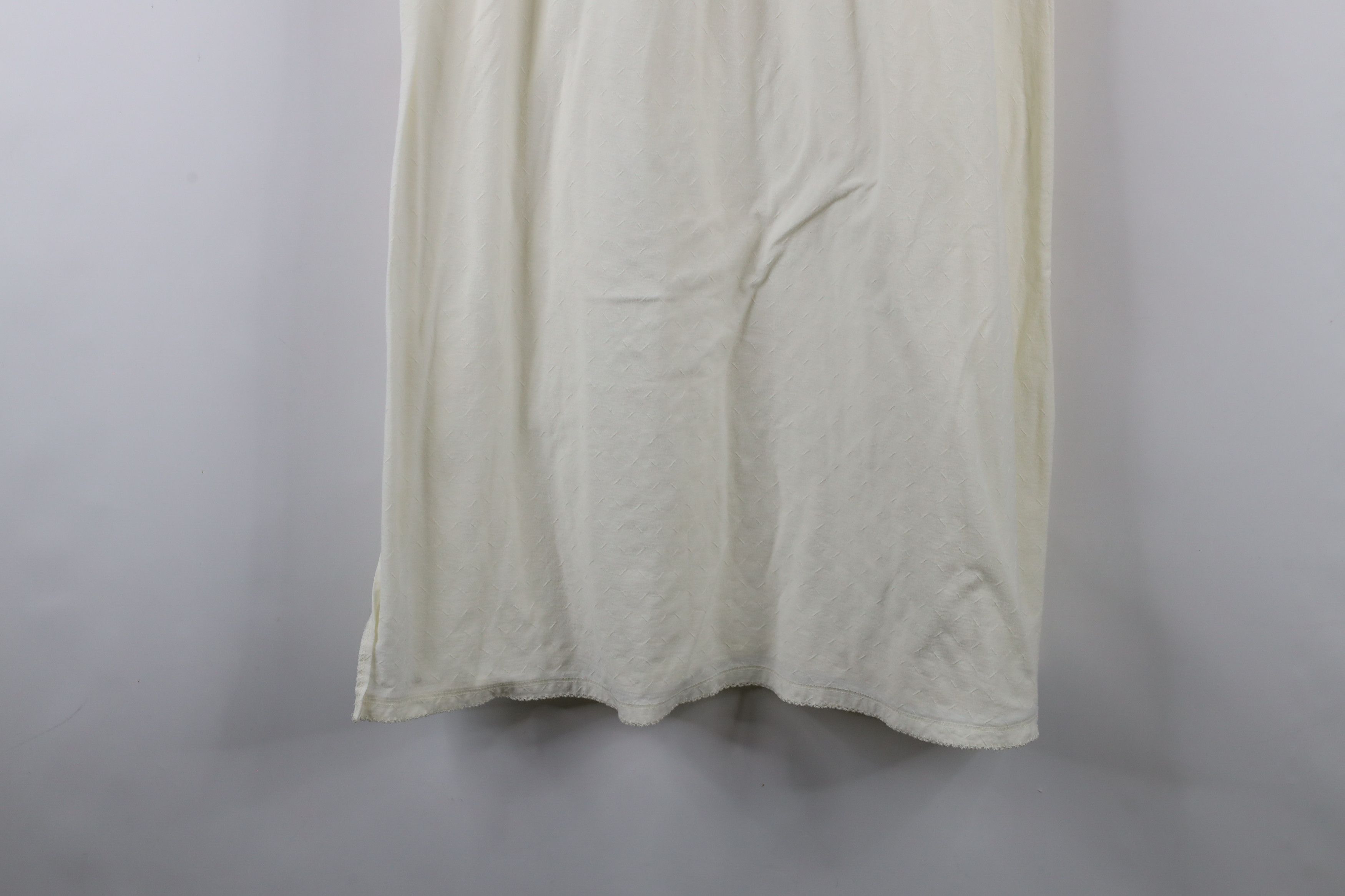 Vintage Vintage 90s Miss Elaine Lace Ruffled Night Gown Sleep Shirt Size S / US 4 / IT 40 - 4 Thumbnail