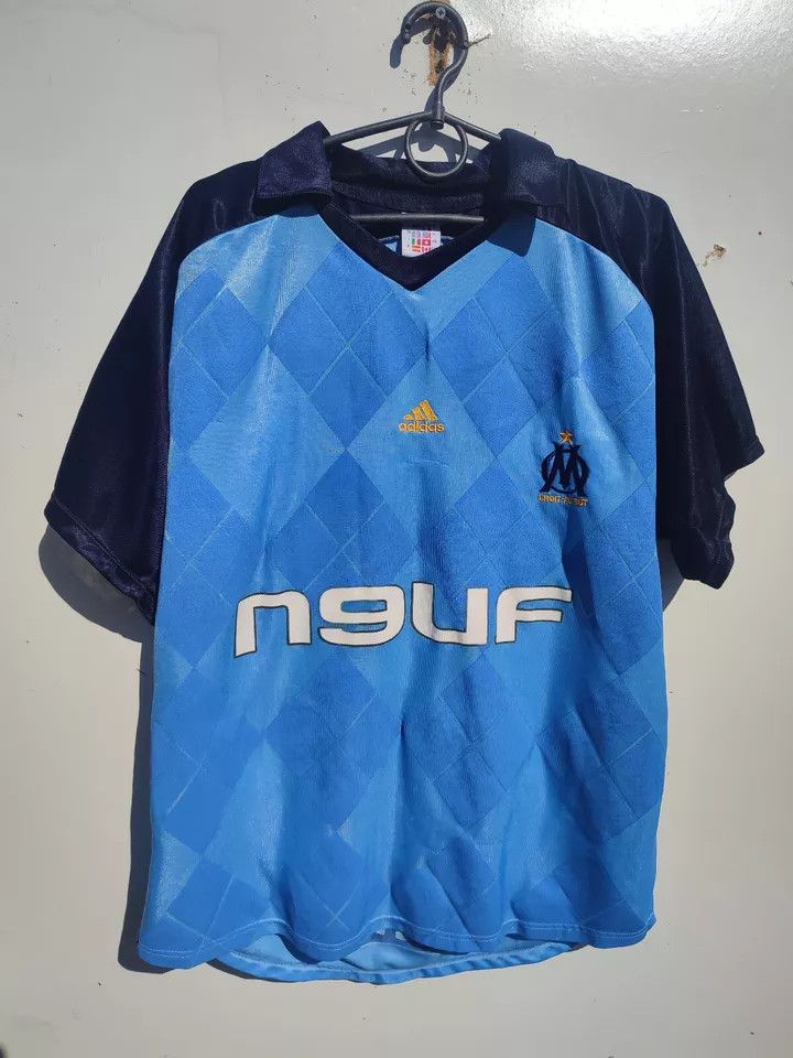 Adidas Olympique de Marseille Away 2008-09 Adidas Kone #14 FOOTBALL Size US M / EU 48-50 / 2 - 9 Thumbnail
