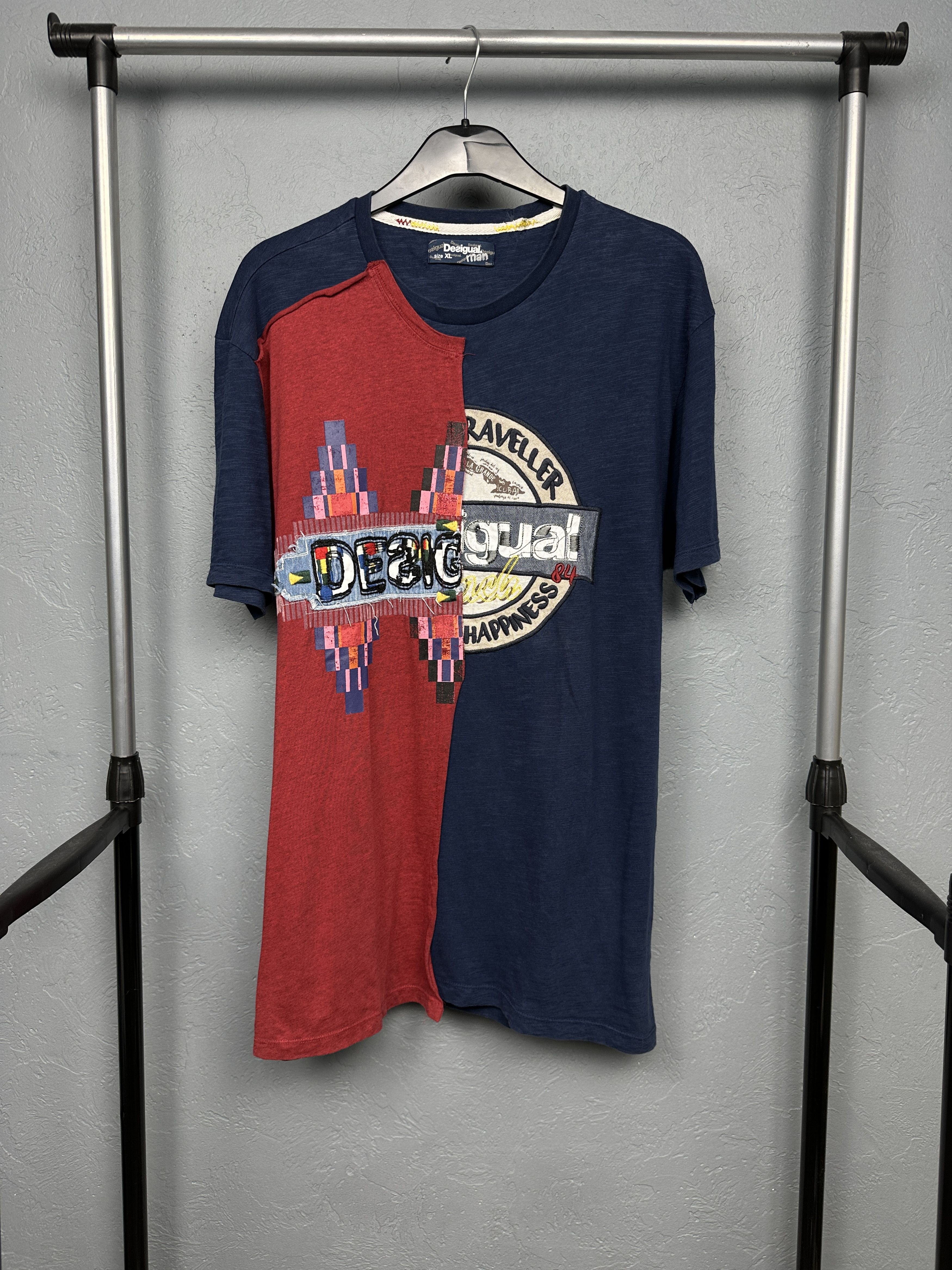 Desigual Desigual Mens T-Shirt Size US XL / EU 56 / 4 - 1 Thumbnail