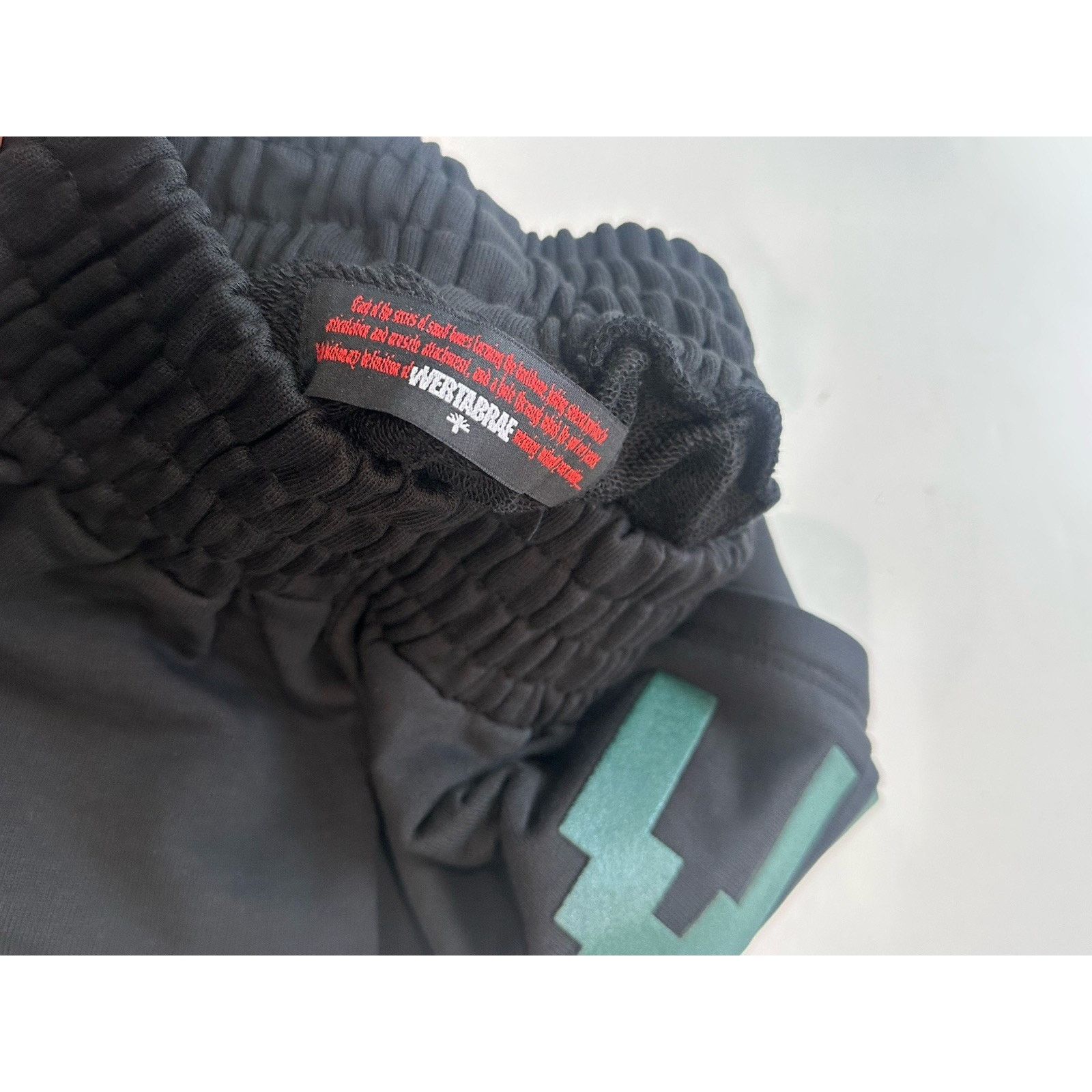 Vertabrae VERTABRAE Straight Leg Sweatpants In Black/ Green Size US 30 / EU 46 - 6 Thumbnail