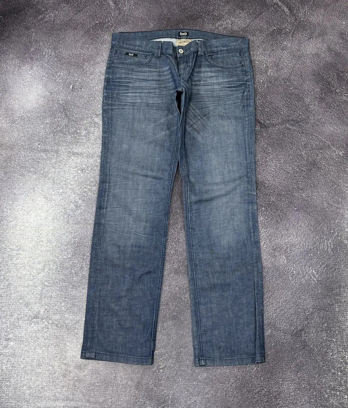 Dolce & Gabbana × Vintage Vintage Dolce & Gabbana Girly Women’s Archival Denim Jeans Size 31" - 2 Thumbnail
