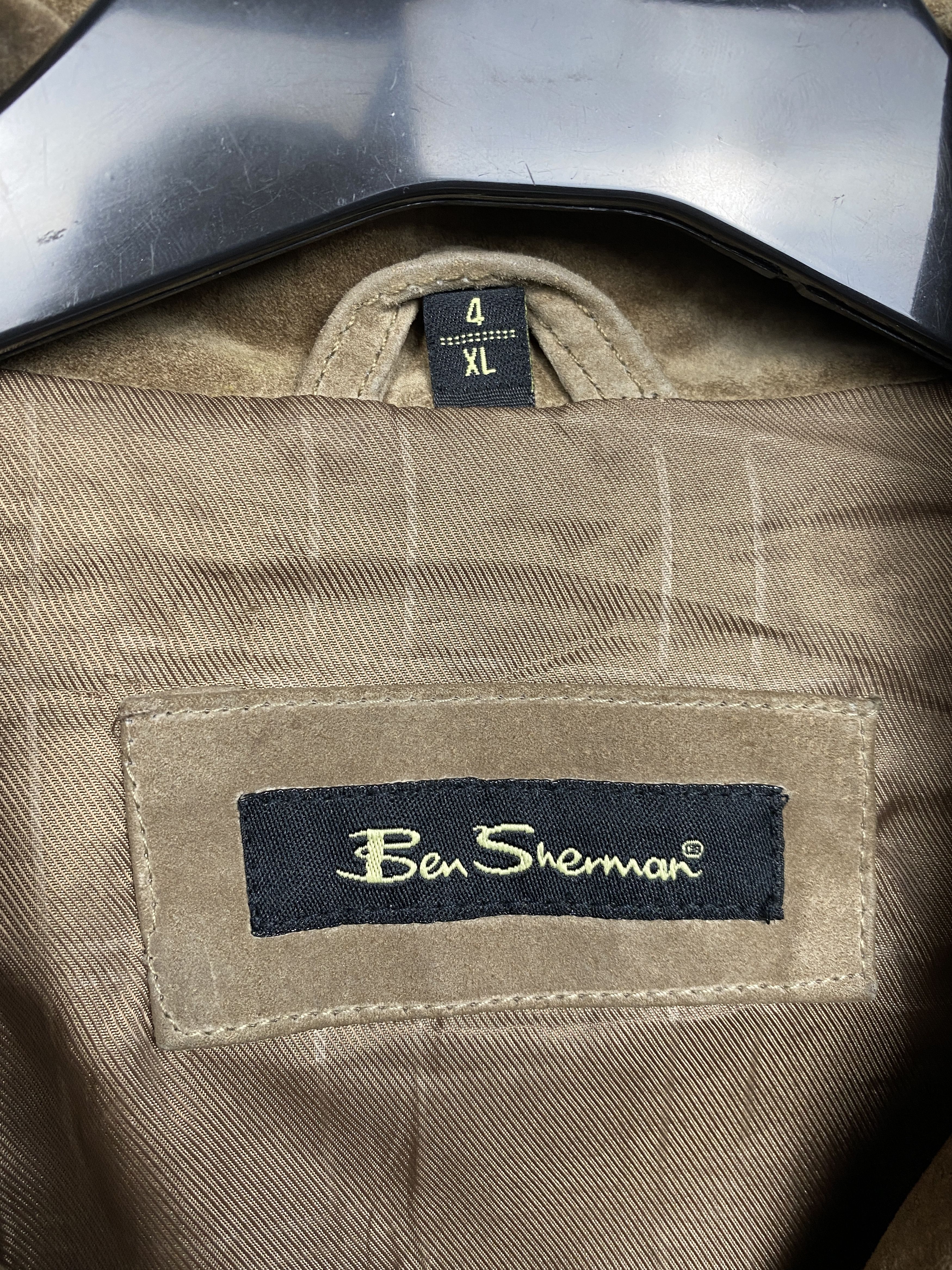 Ben Sherman Ben Sherman Vintage Mens Leather Jacket Size US XL / EU 56 / 4 - 5 Thumbnail