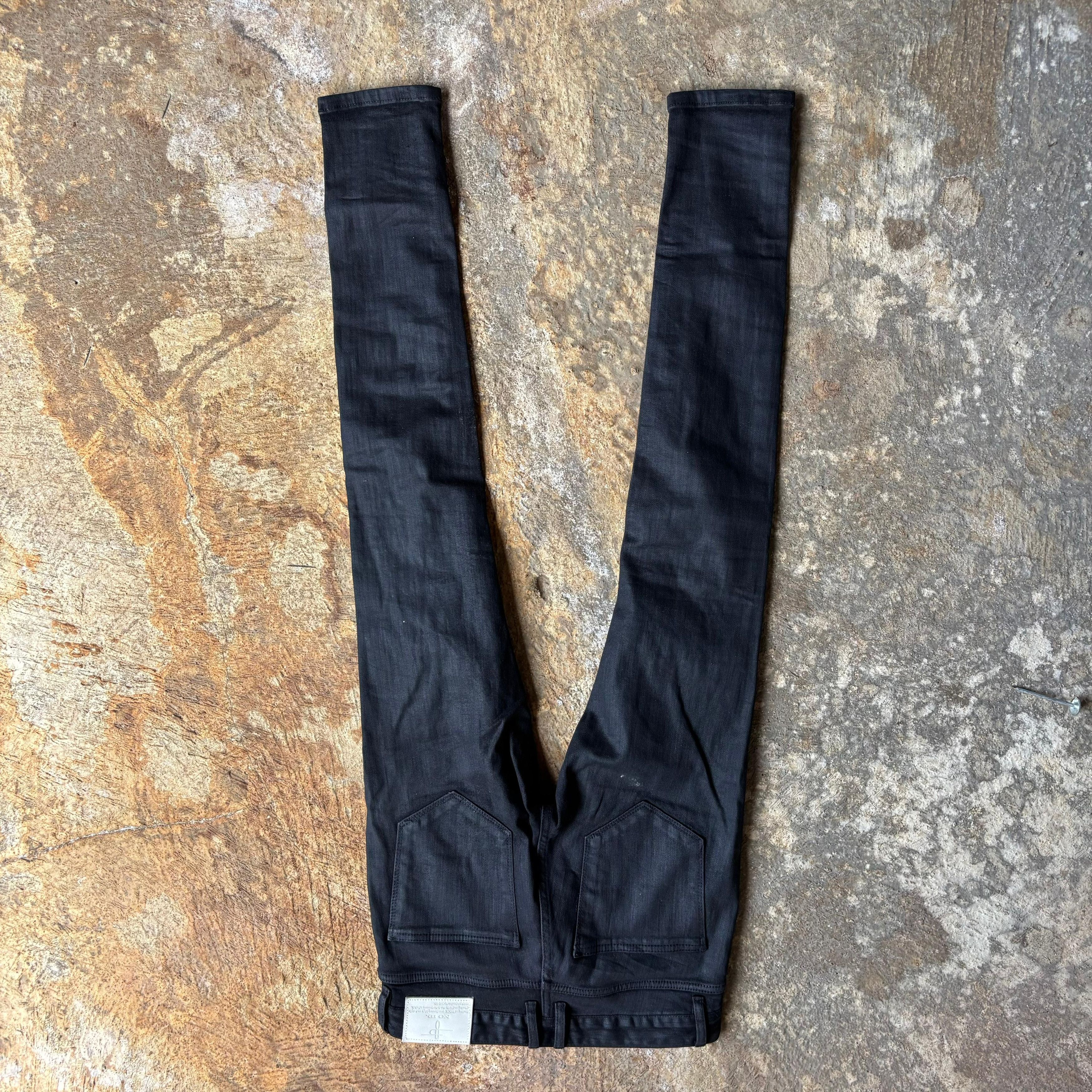 no id archive wax denim pants