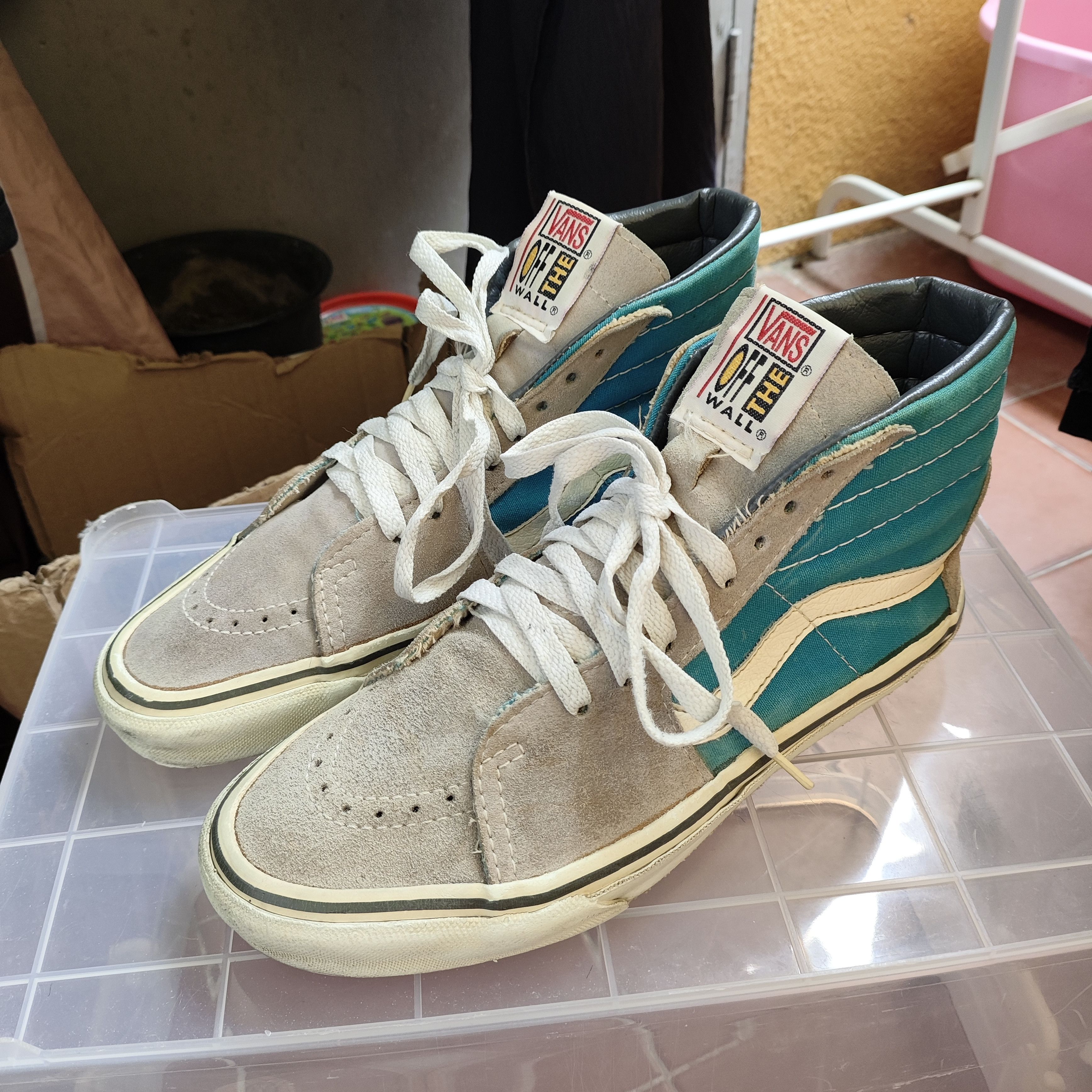 Vintage 80/90s Vintage Vans Sk8 Hi - Made In USA | Grailed