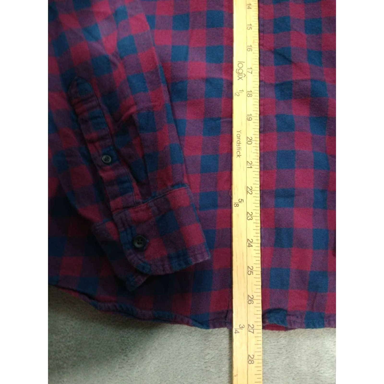 J.Crew J.CREW Shirt Mens Medium Red Plaid Cotton Flannel Slim Fit Long Sleeve Button-Up Collar Shirt Mens Size US M / EU 48-50 / 2 - 4 Thumbnail