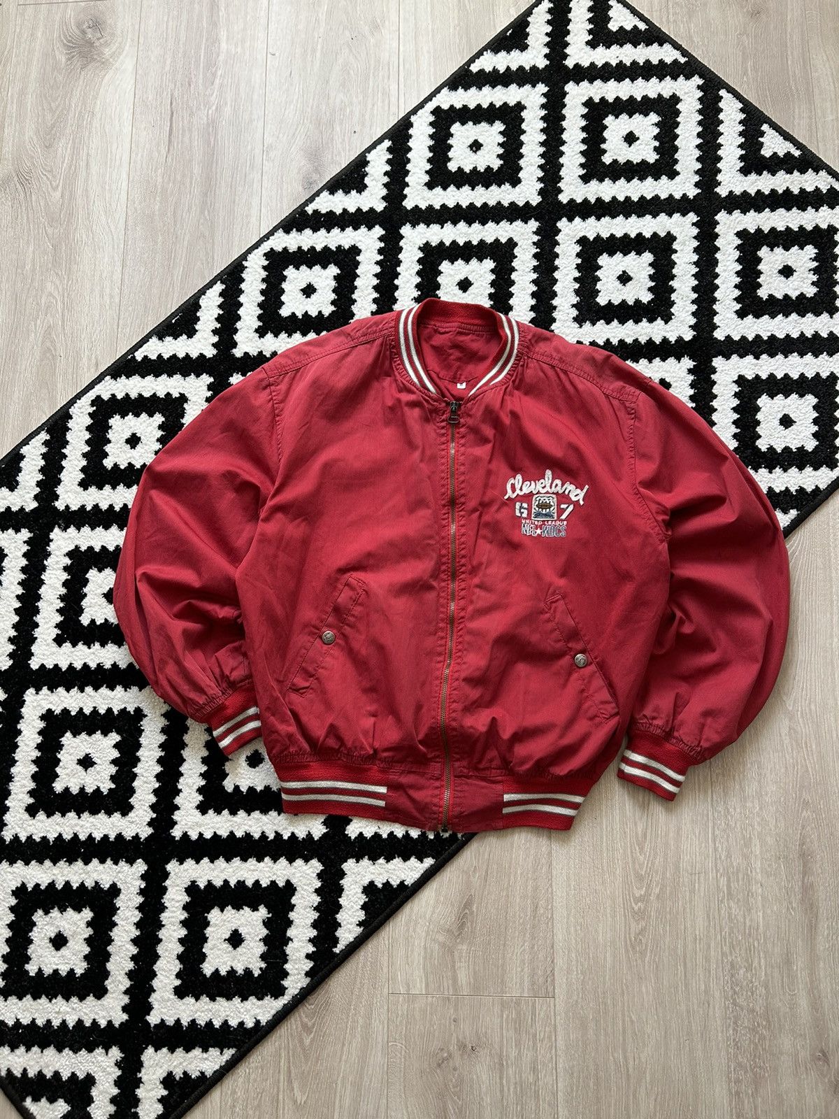 NFL × Vintage Vintage Cleveland G7 United League NFl bombers jacket Size US M / EU 48-50 / 2 - 1 Thumbnail