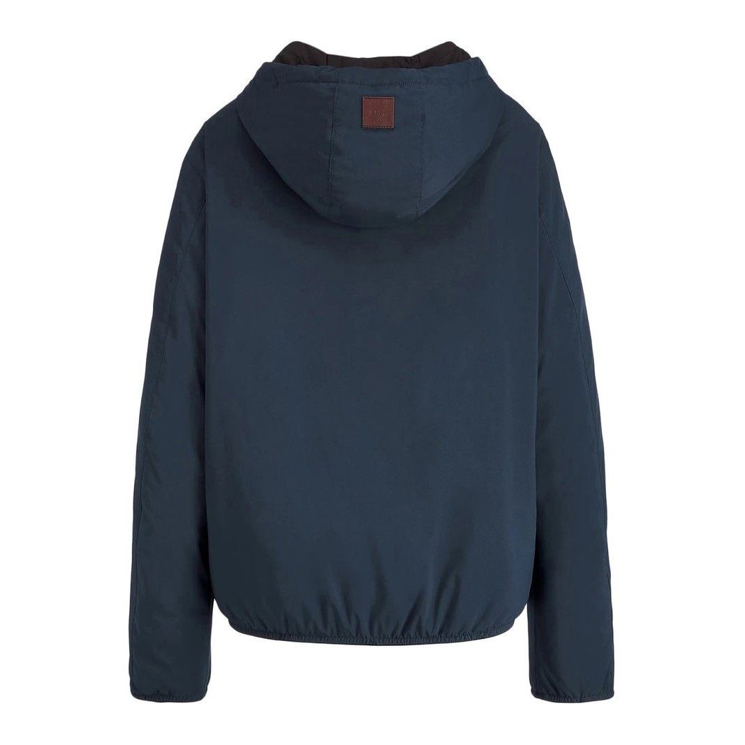 Dior DIOR $3300 Blue Lightweight Hooded Down Jacket New & Authent Size US L / EU 52-54 / 3 - 2 Thumbnail