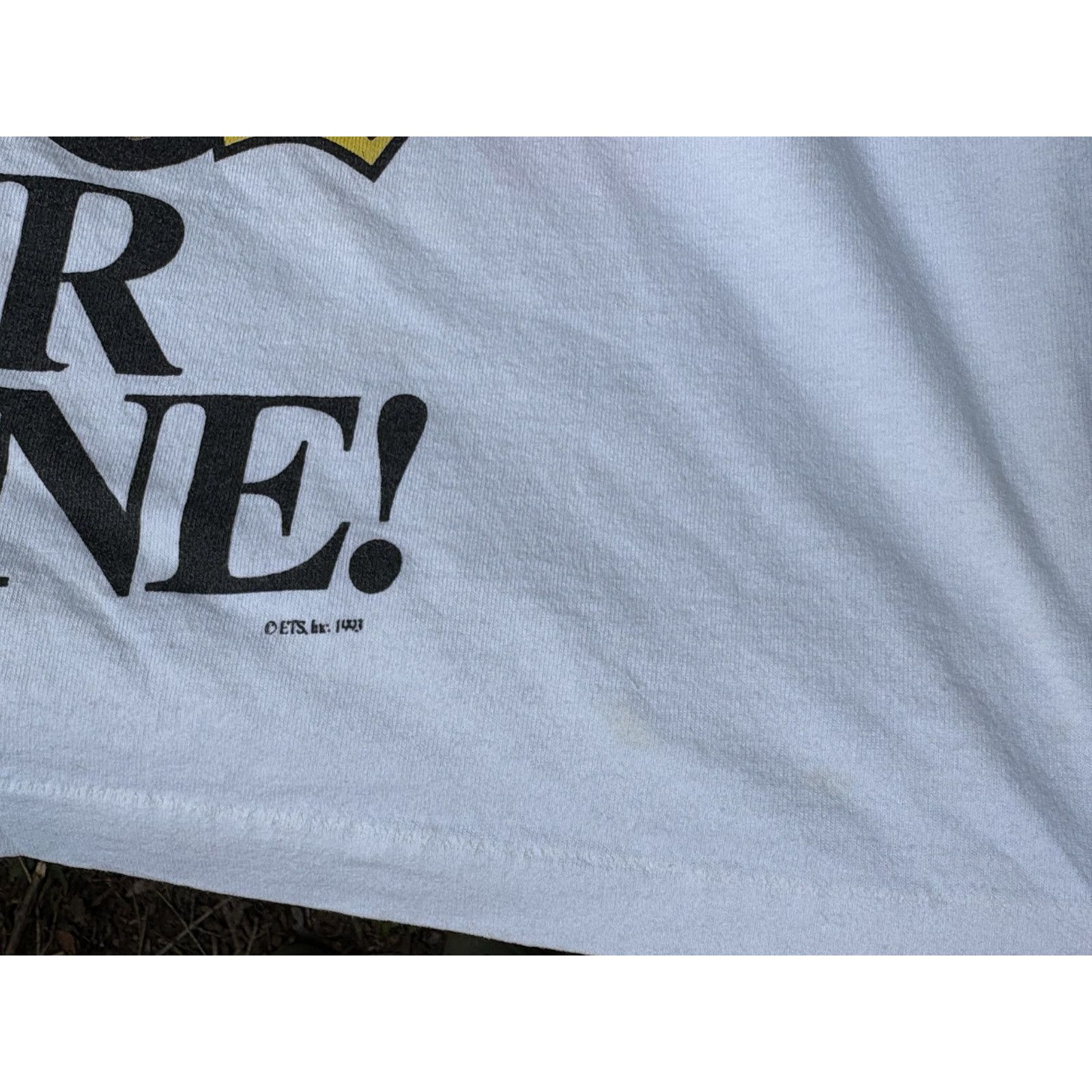 Fruit Of The Loom vtg 90s AUSSIE GOLD TANNING LOTION DOUBLE-SIDED T-Shirt 90s Size US L / EU 52-54 / 3 - 4 Thumbnail