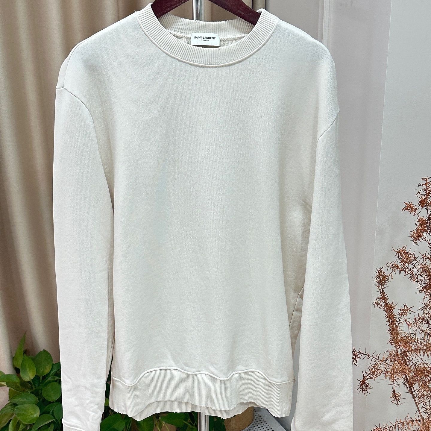 Saint Laurent Paris Saint Laurent Property Logo Sweatshirt Size S Size S / US 4 / IT 40 - 1 Thumbnail
