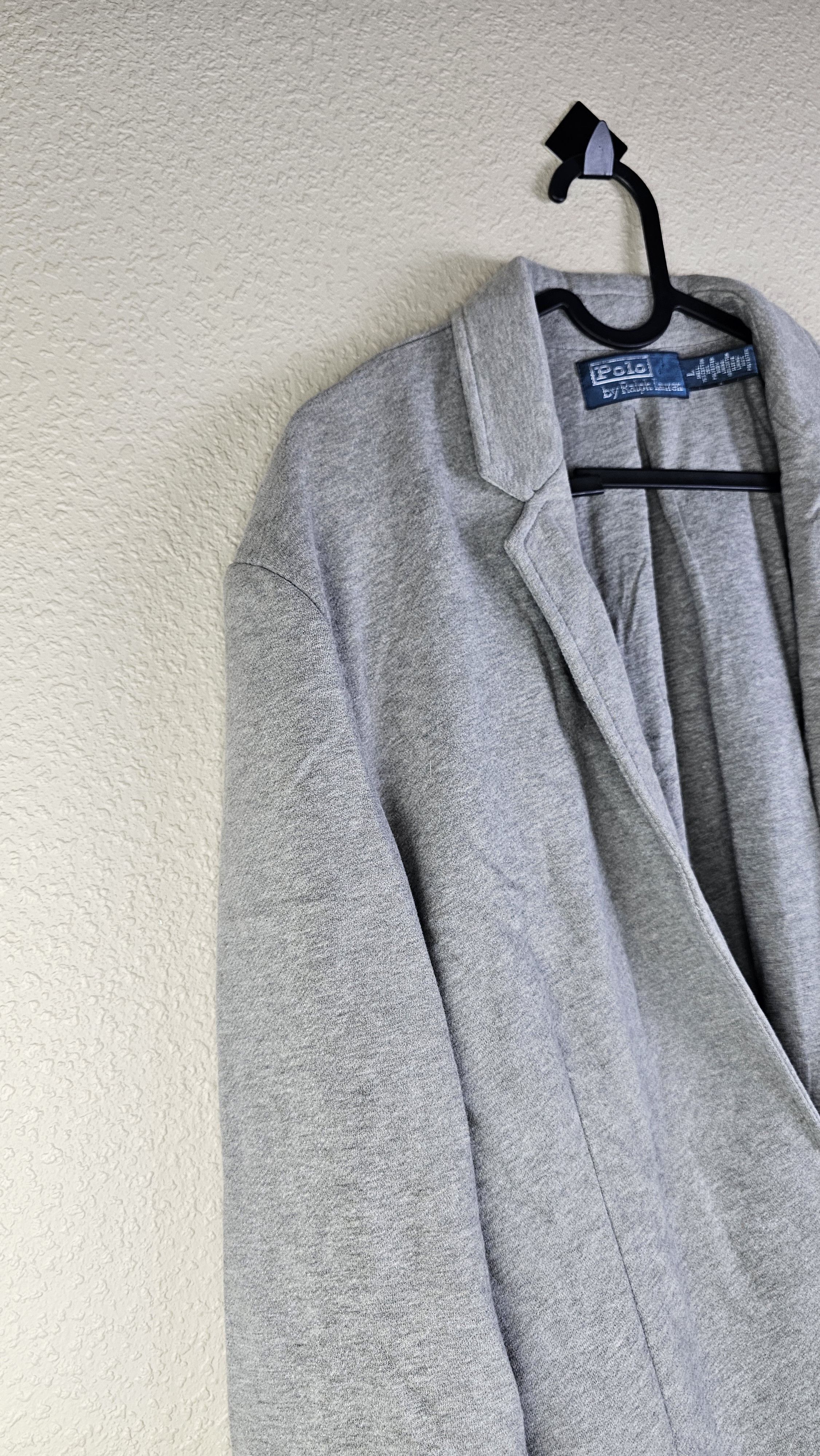 Polo Ralph Lauren Polo Ralph Lauren Knit Blazer Unstructured Gray L Size 42L - 6 Thumbnail