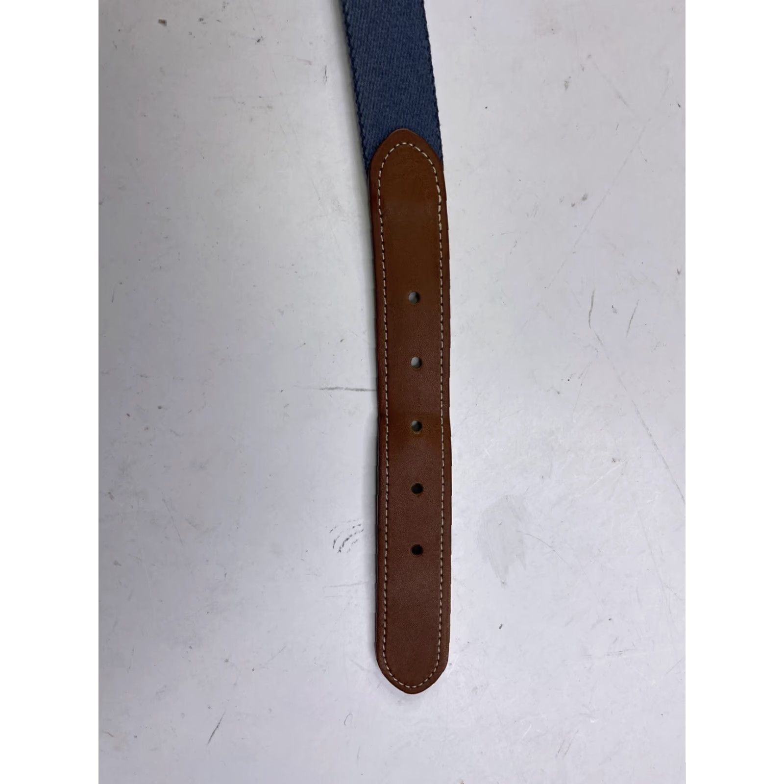 Vintage Doc Murphy x BVMI Men’s Belt Golf Canvas Leather Brass Buckle Size ONE SIZE - 5 Thumbnail