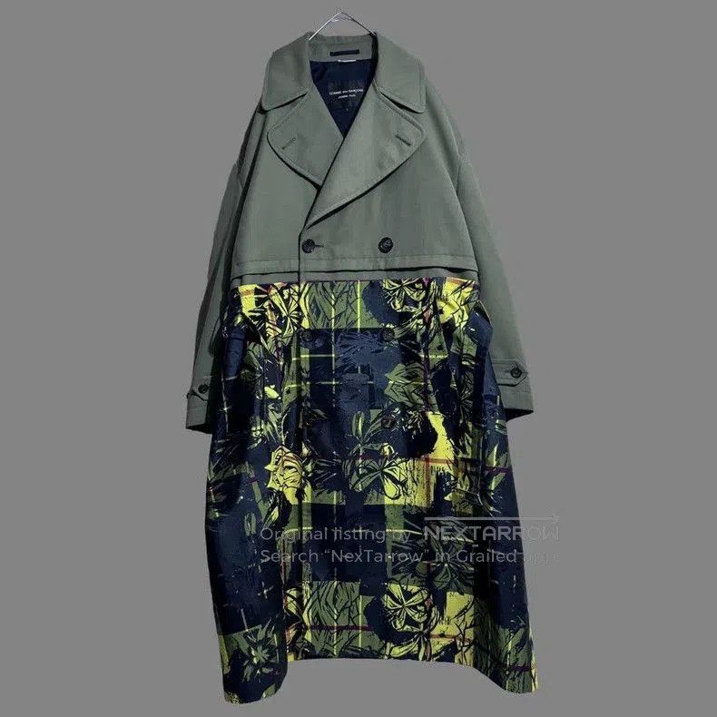 Comme des Garcons Comme des Garcons Homme Plus patchwork long coat. Size US S / EU 44-46 / 1 - 1 Thumbnail