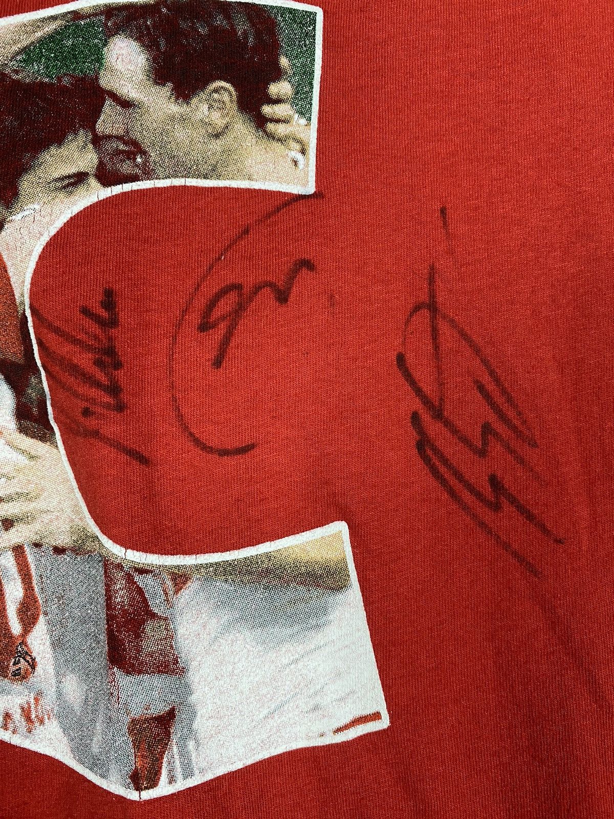Vintage Vintage 1.FC Köln Aufstieg 2008 Autograph Tee T Shirt Size US L / EU 52-54 / 3 - 10 Thumbnail