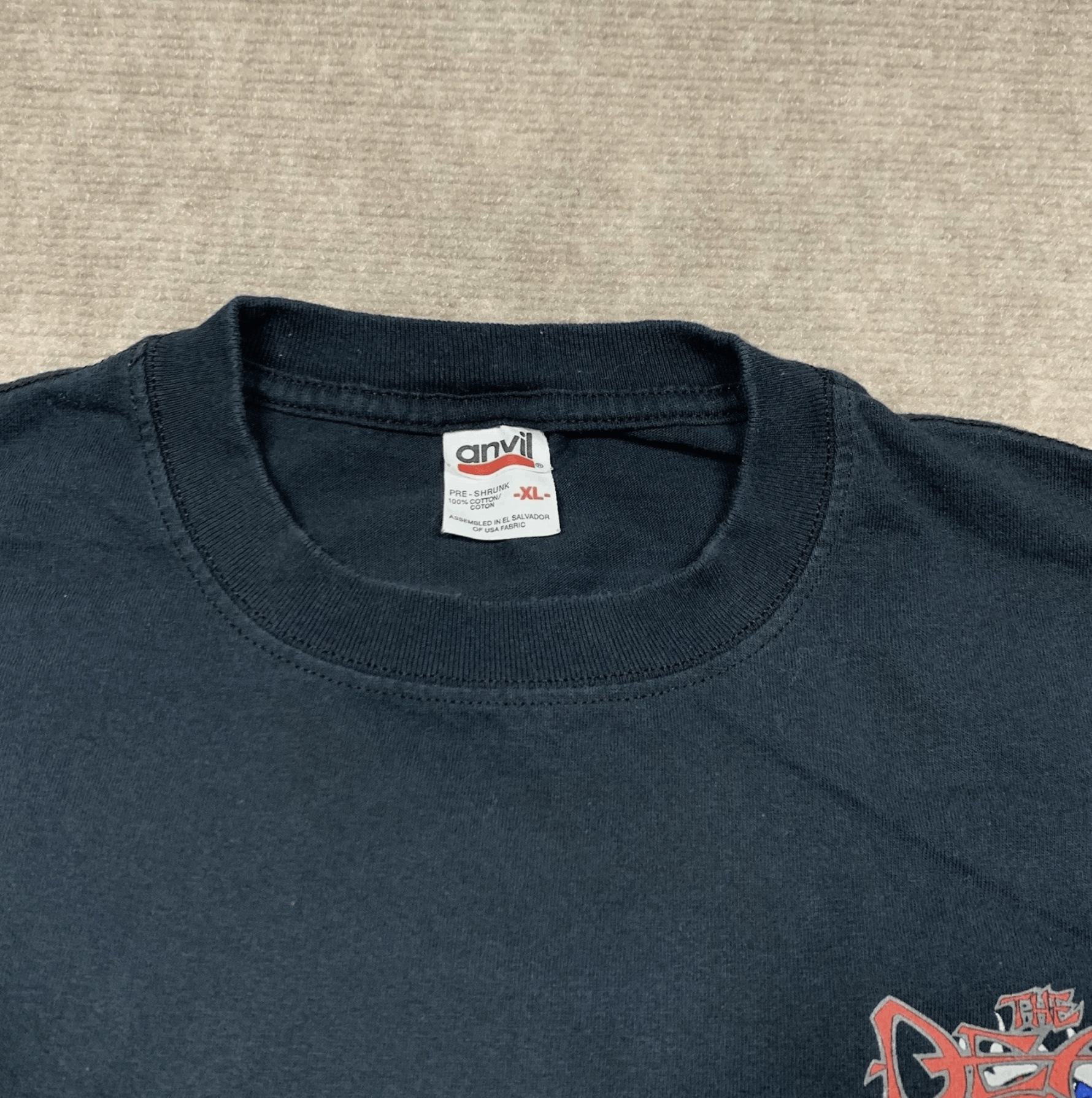 Anvil Dead Company Shirt XL Black Local Crew Tour Concert 2003 VTG Size US XL / EU 56 / 4 - 4 Thumbnail