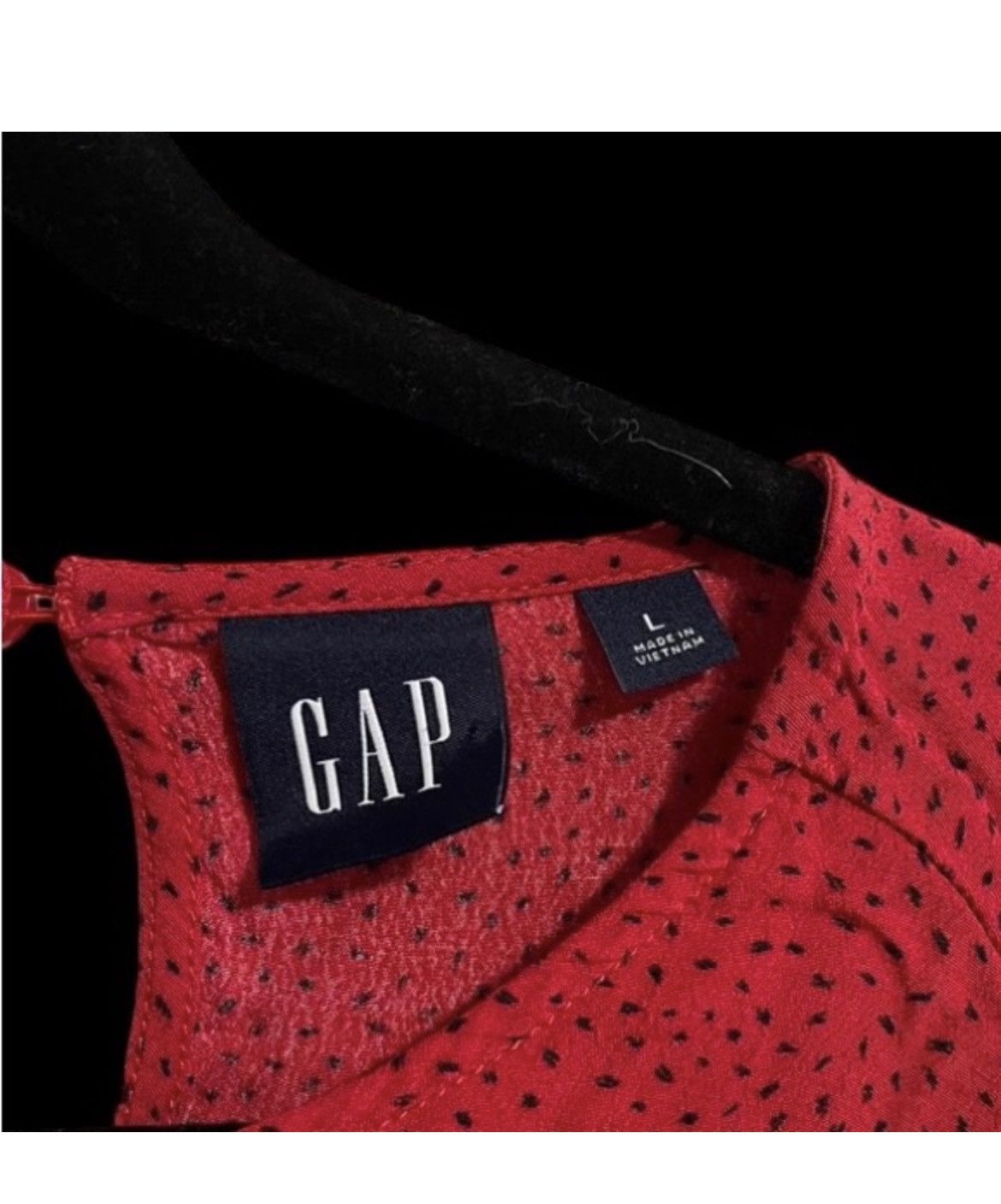 Gap GAP red and black printed twee workwear blouse Size Large Size L / US 10 / IT 46 - 4 Thumbnail