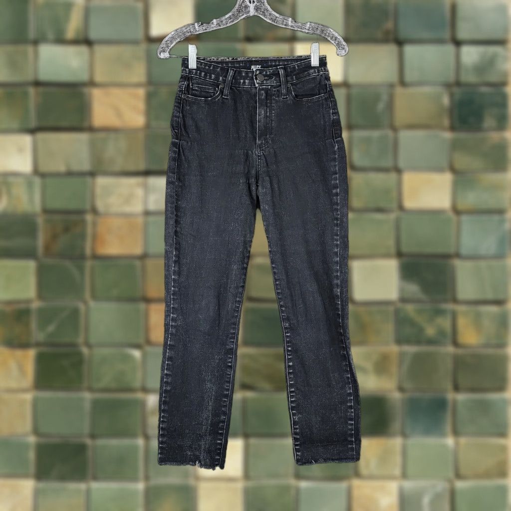 Paige Paige Margot Jeans Womens Cutoff Ankle Black Size 25 Womens Size 42" / US 20 - 1 Thumbnail