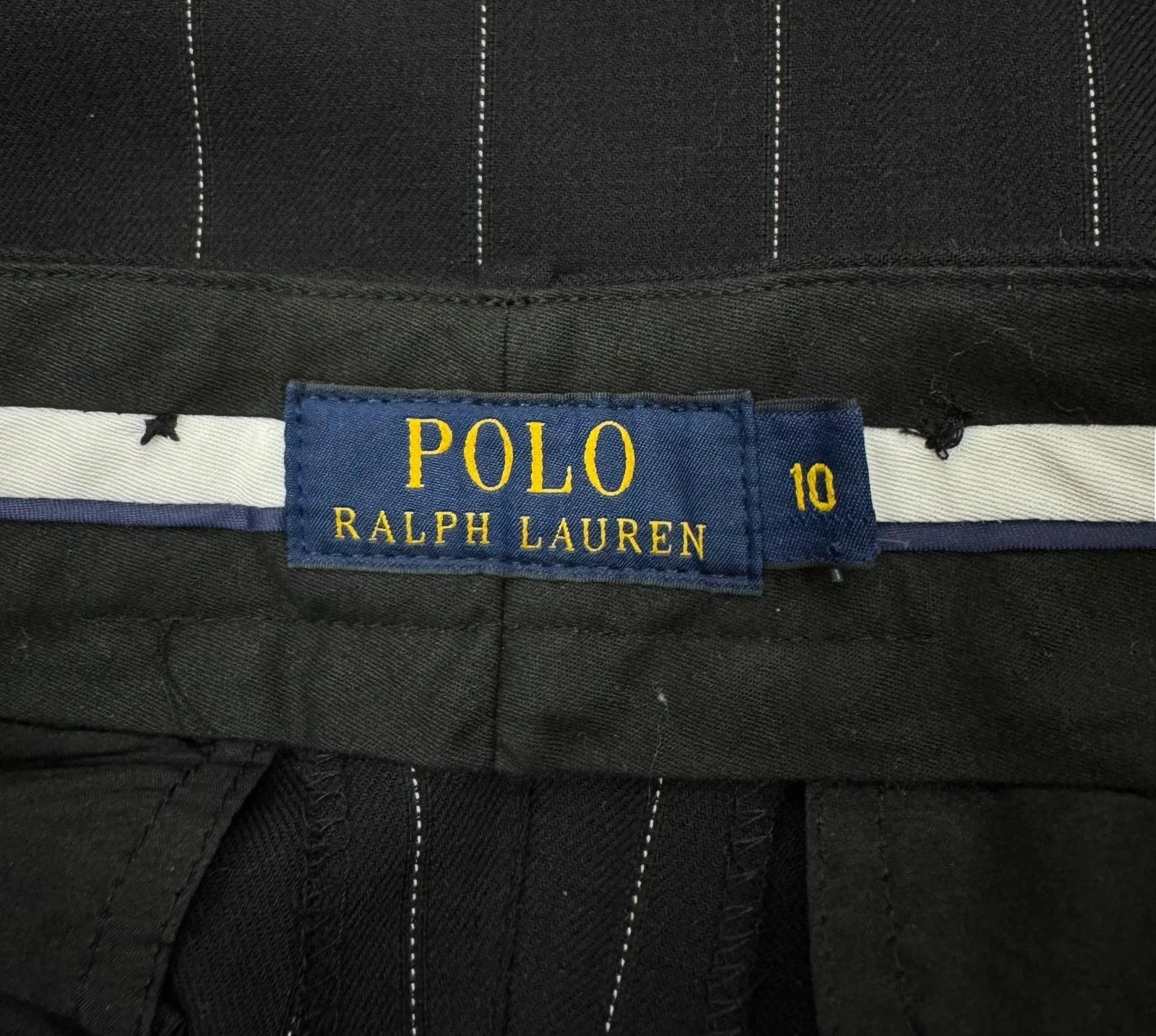 Polo Ralph Lauren Polo Ralph Lauren Striped Wool Dress Pants size 10 Size 32" / US 10 / IT 46 - 10 Thumbnail