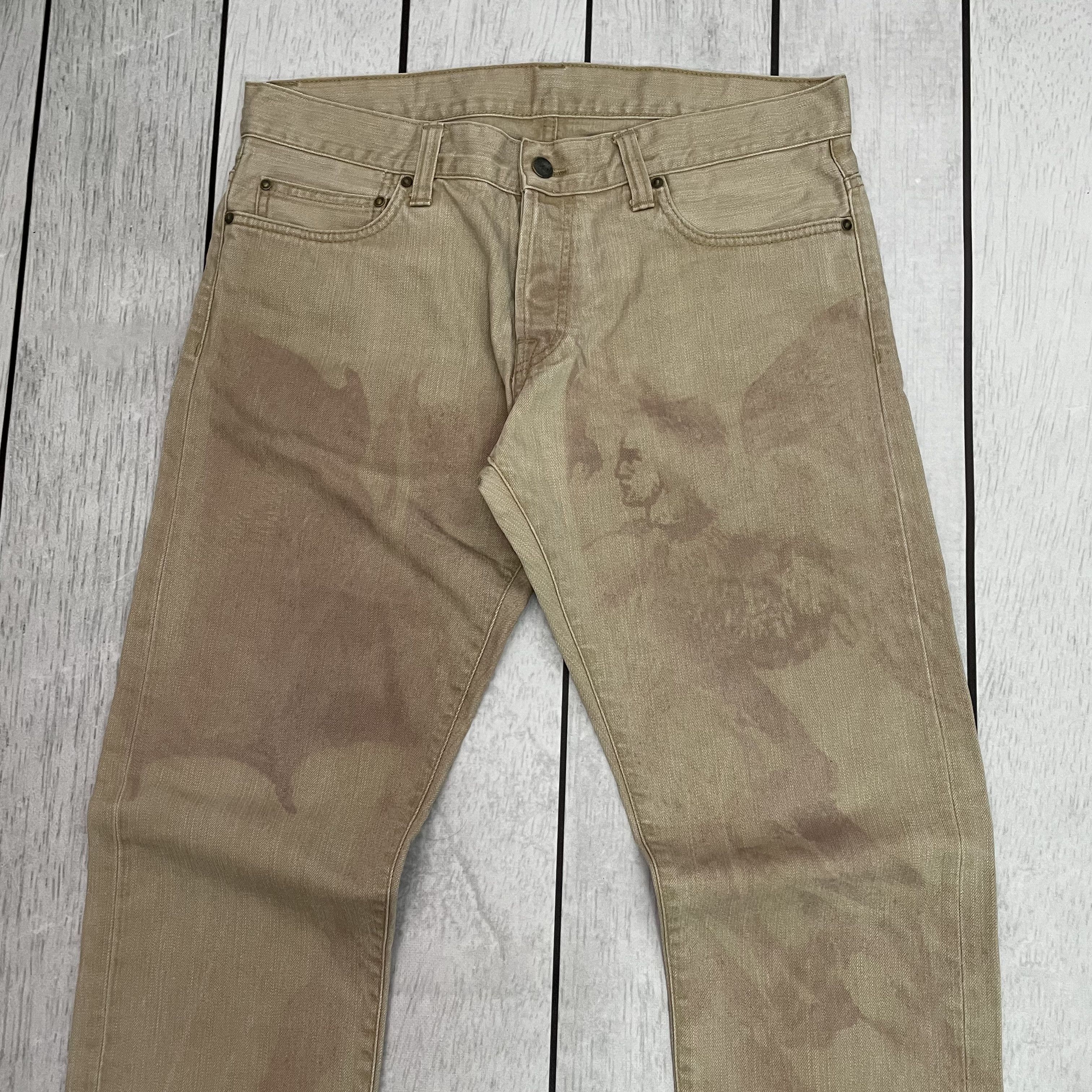 Carhartt Carhartt custom pants 1 of 1 art distressed handmade unique Size US 33 - 7 Thumbnail