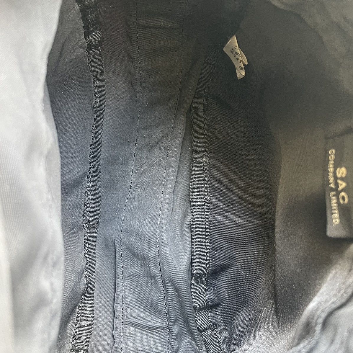 Japanese Brand × Yohji Yamamoto SAC COMPANY LIMITED BLACK SLING BAG Size ONE SIZE - 9 Thumbnail