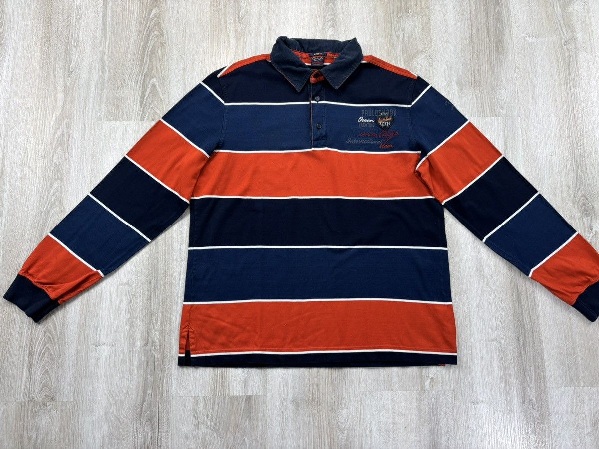 Paul & Shark × Vintage Mens rugby long sleeve Paul Shark Size XXL Size US XXL / EU 58 / 5 - 2 Thumbnail