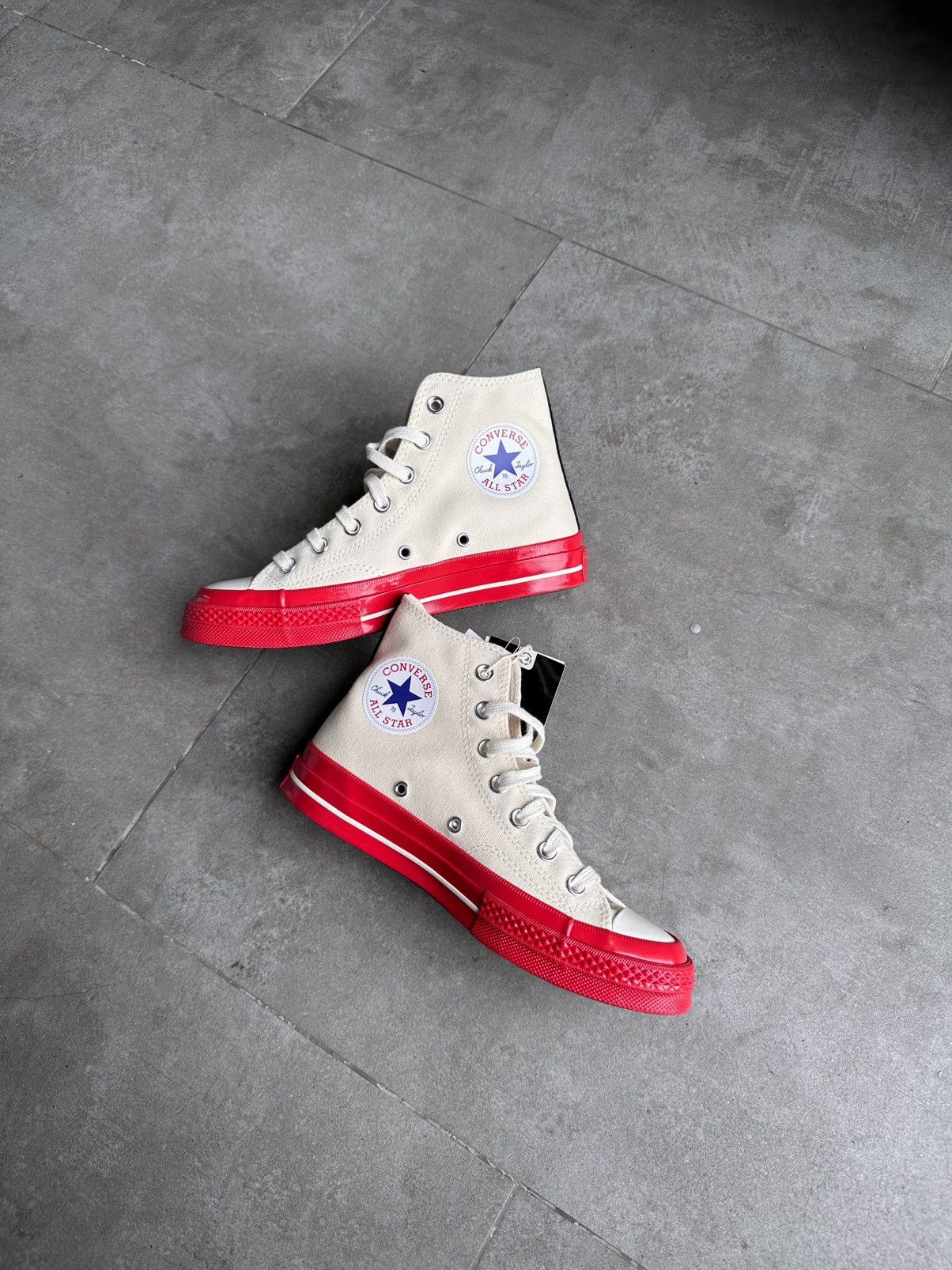 Comme des Garcons PLAY × Converse CDG PLAY x CONVERSE HI CHUCK TAILOR 70 Size US 6.5 / IT 36.5 - 6 Thumbnail
