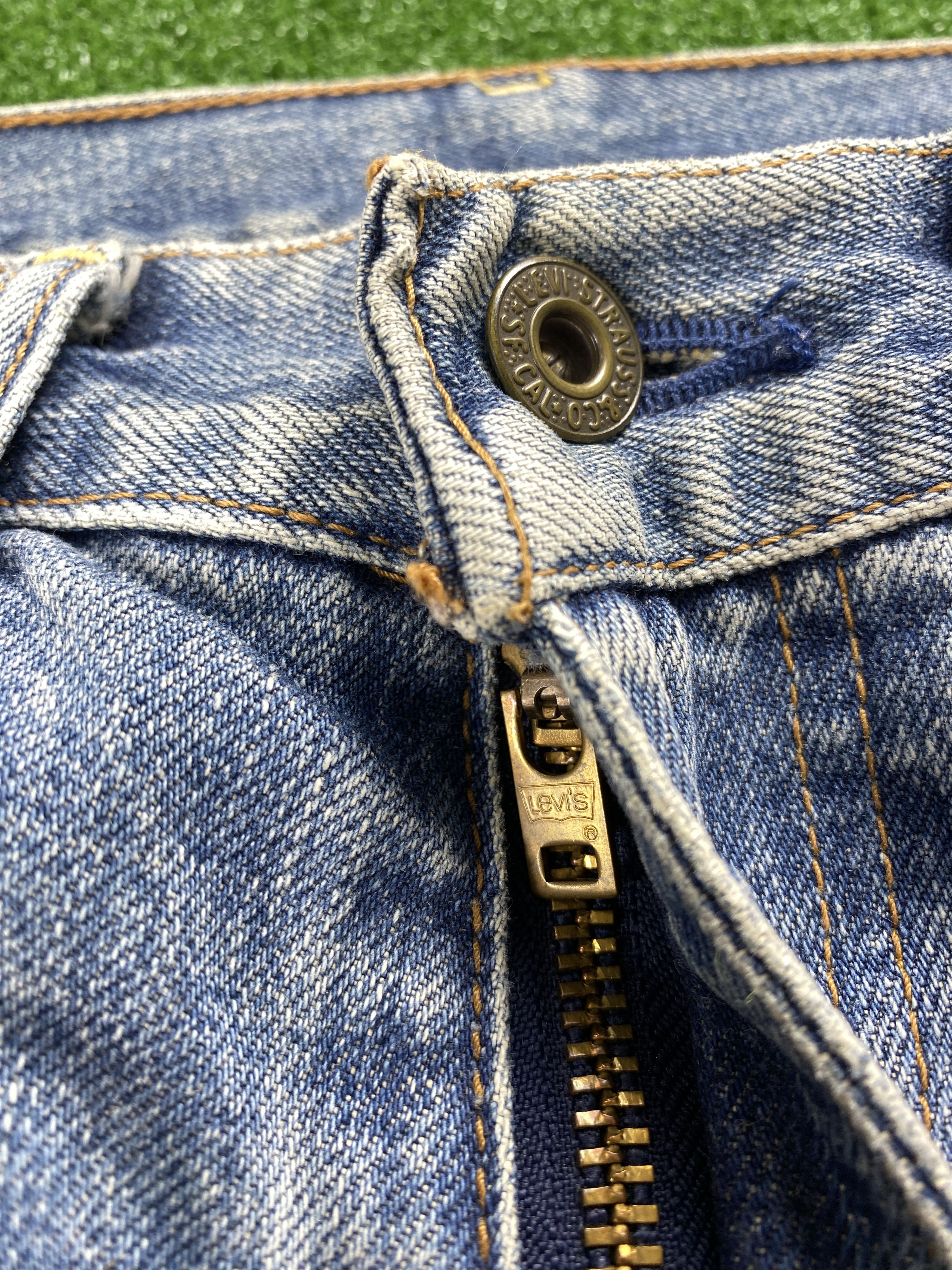 Levi's 💢 Rindem Selvedge Vintage Levi's 504 Faded Jeans CP0085 Size US 30 / EU 46 - 4 Thumbnail