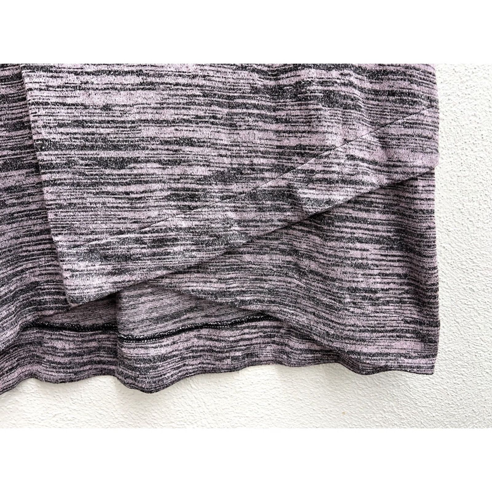 Vintage Womens Attention Purple Heathered Short Sleeve Shirt XL Size XL / US 12-14 / IT 48-50 - 3 Thumbnail