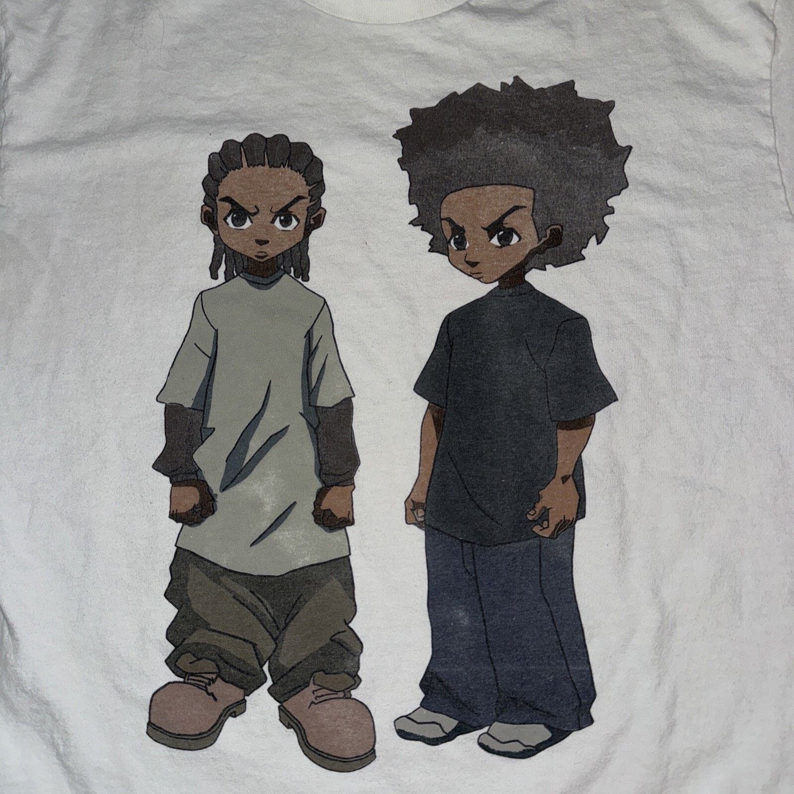 Japanese Brand × Vintage The Boondocks T-Shirt White Large 20x26 Anime Tee Y2K Size US L / EU 52-54 / 3 - 2 Thumbnail