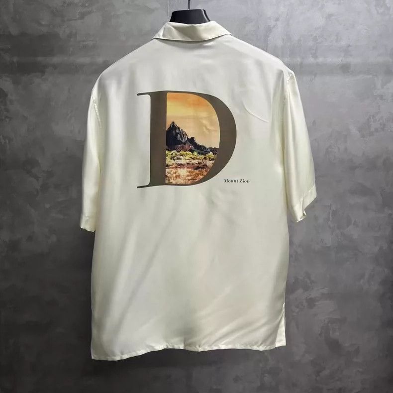 Dior Dior Casual Short Sleeve Shirt with Embroidery-2505 Size US M / EU 48-50 / 2 - 2 Thumbnail