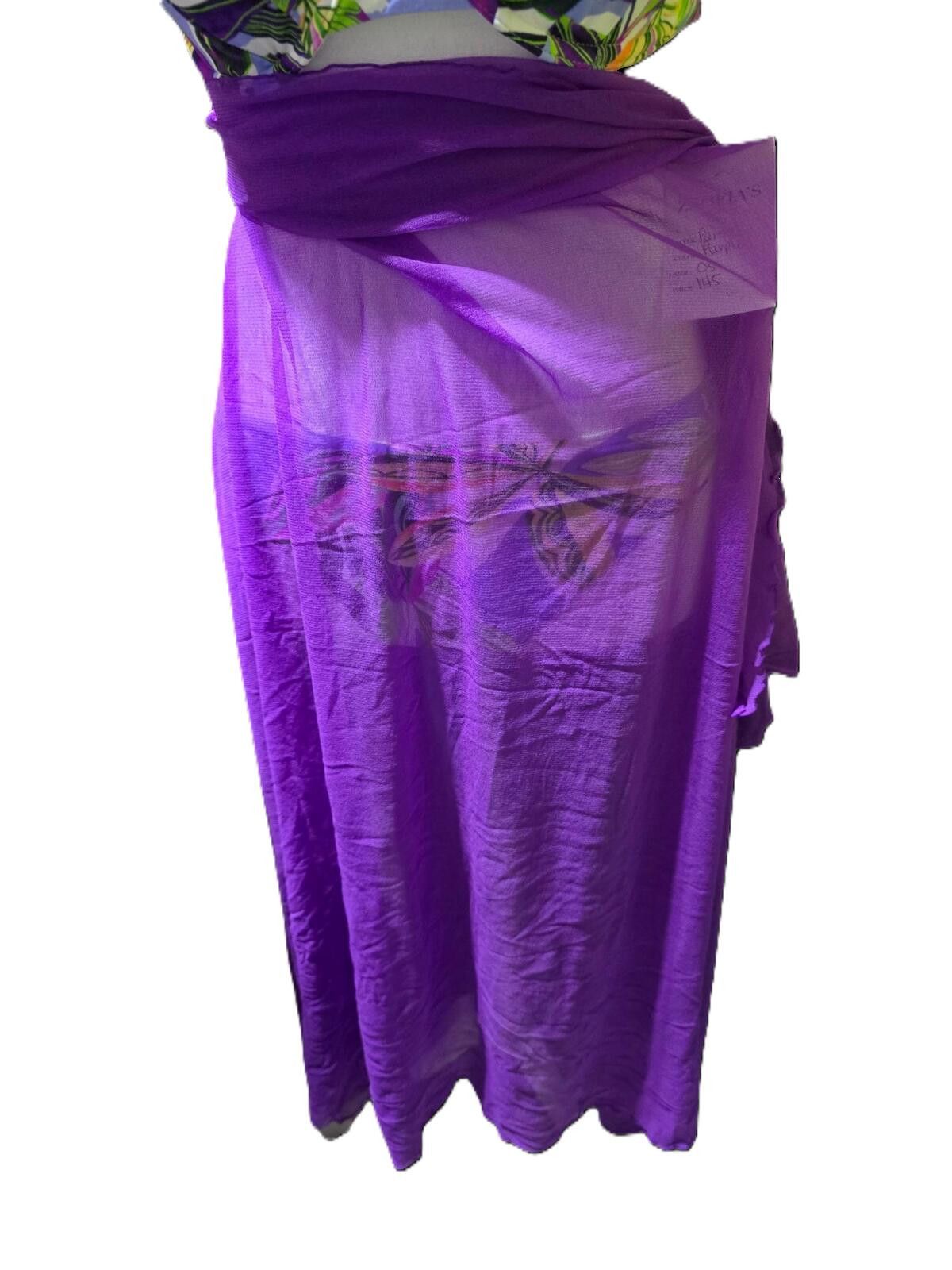 Other Maryan Mehlhorn Pareos Charmline Purple Sarong Size ONE SIZE - 3 Thumbnail