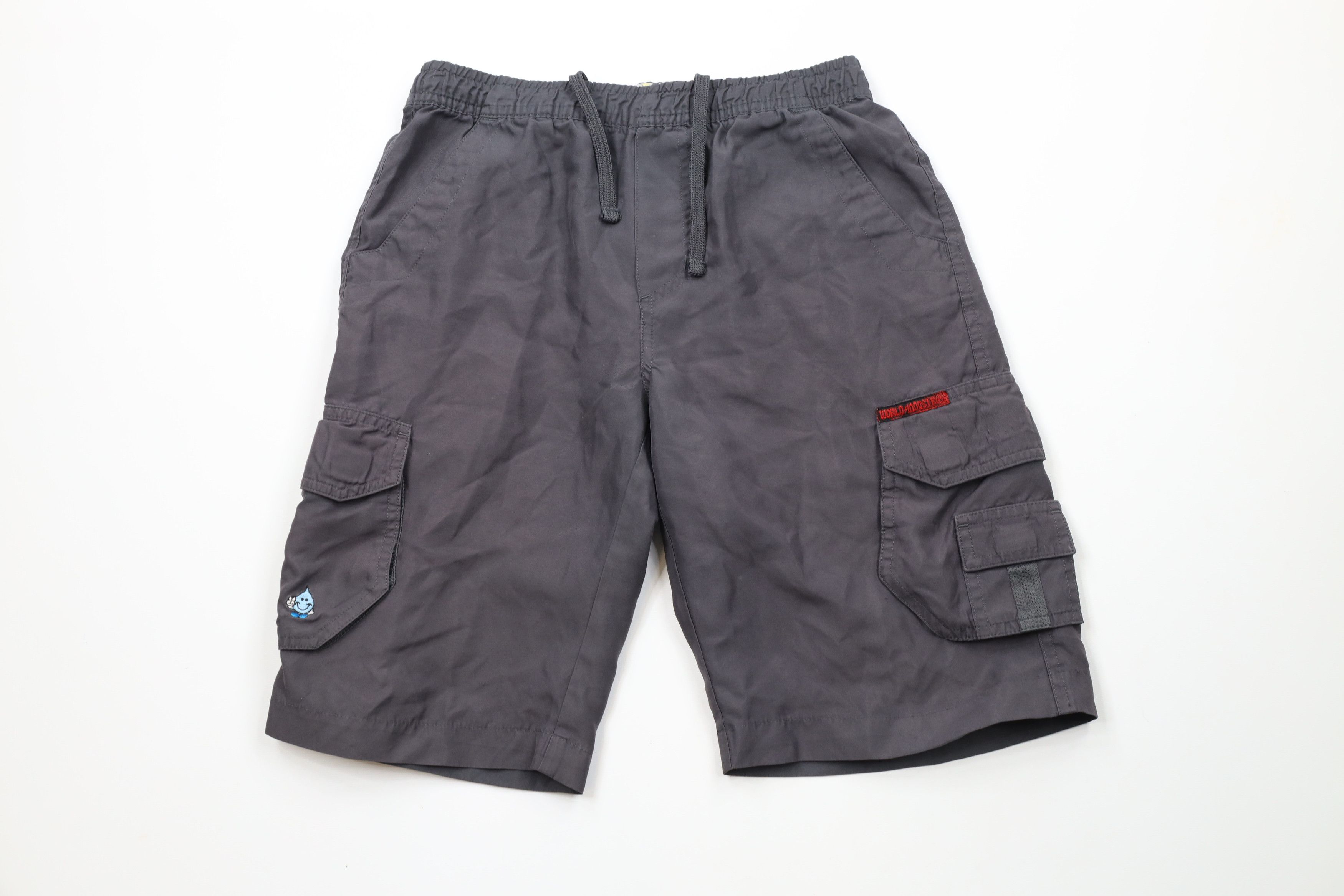 Vintage Vintage 90s World Industries Skateboard Cargo Shorts Size US 30 / EU 46 - 1 Thumbnail
