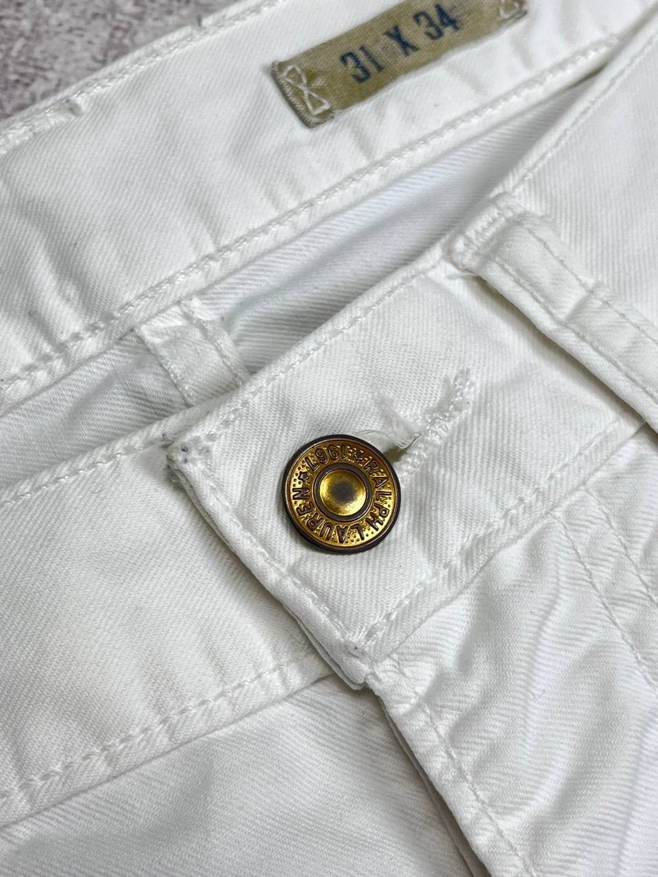 Polo Ralph Lauren × Vintage VINTAGE POLO RALPH LAUREN WHITE CHINO PANTS Y2K 31x34 Size US 32 / EU 48 - 9 Thumbnail