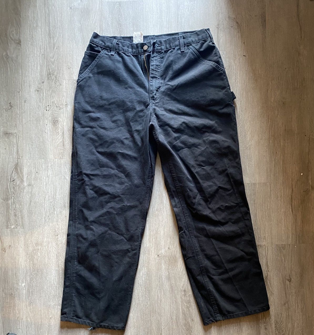 Carhartt Black Carhartt Carpenter Jeans Size 36x32 Size US 36 / EU 52 - 1 Thumbnail
