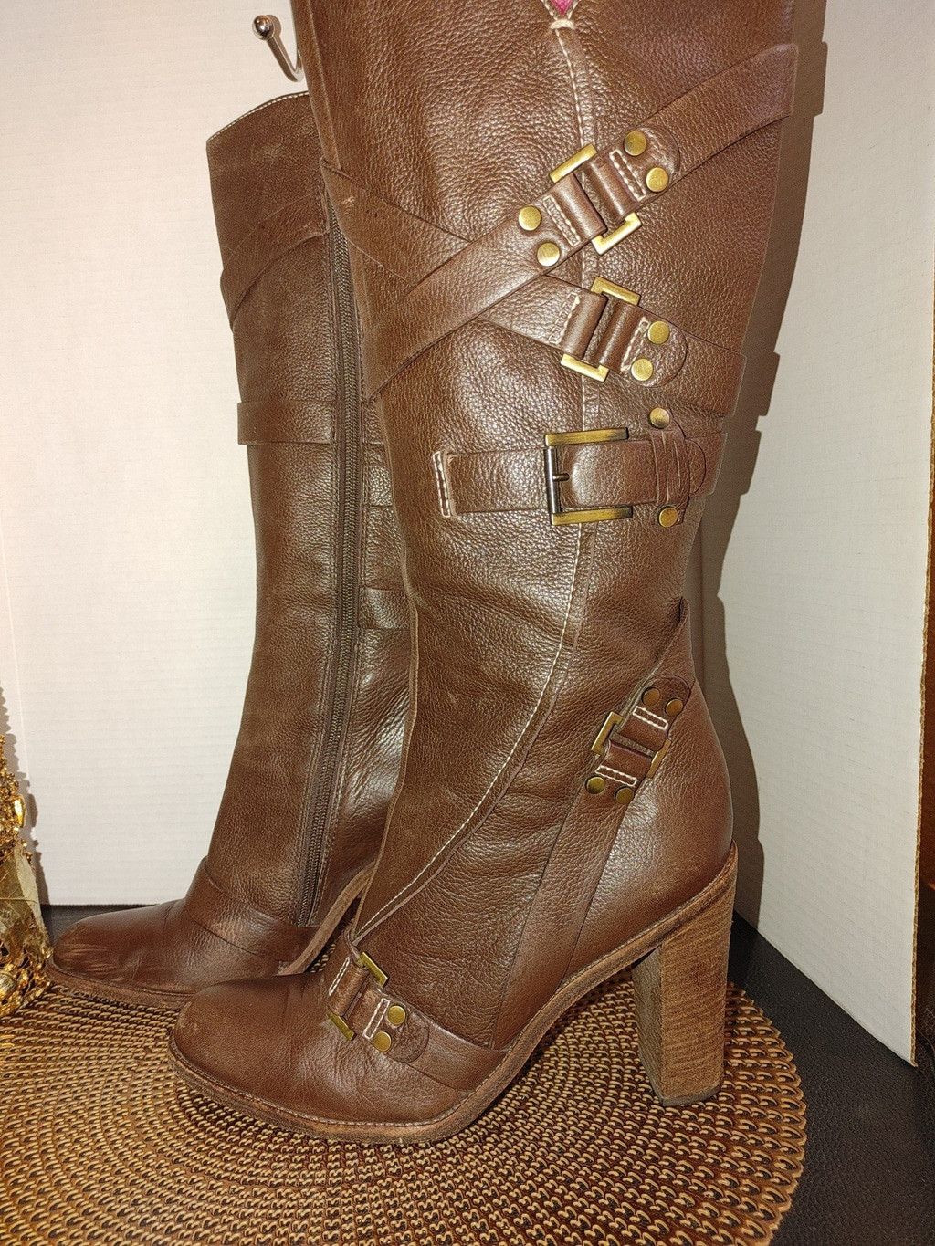 Bcbgmaxazria BCBGMAX Azria Steampunk Style Leather Boots Size 9 Size US 9 / IT 39 - 1 Thumbnail