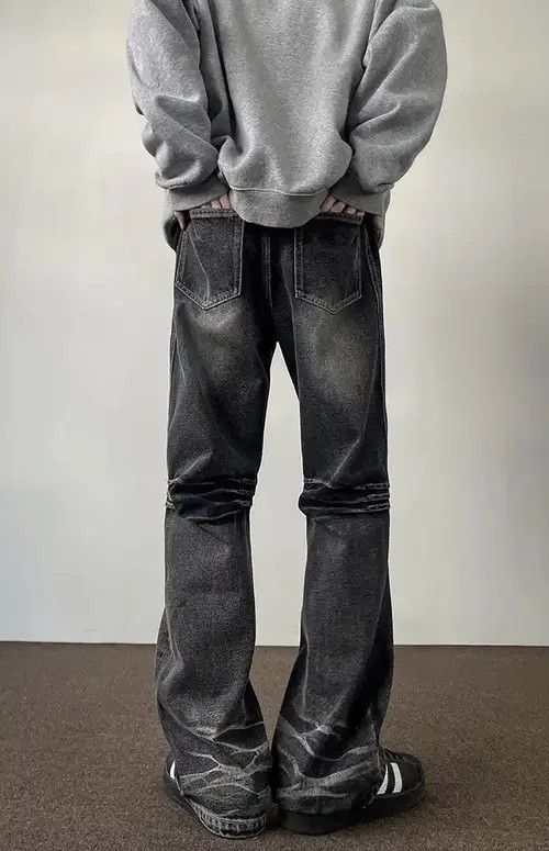 Jean Tie Dye Straight Leg Jeans Size US 34 / EU 50 - 3 Thumbnail