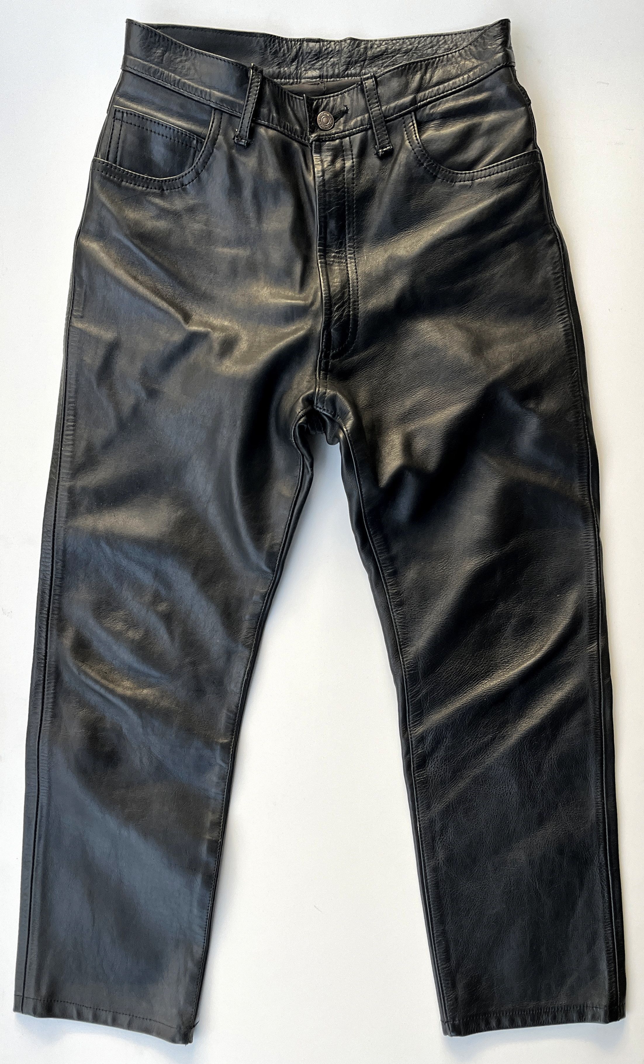 Aero Leathers AERO LEATHERS Leather Trousers (Leather Jeans) Size US 31 - 1 Thumbnail
